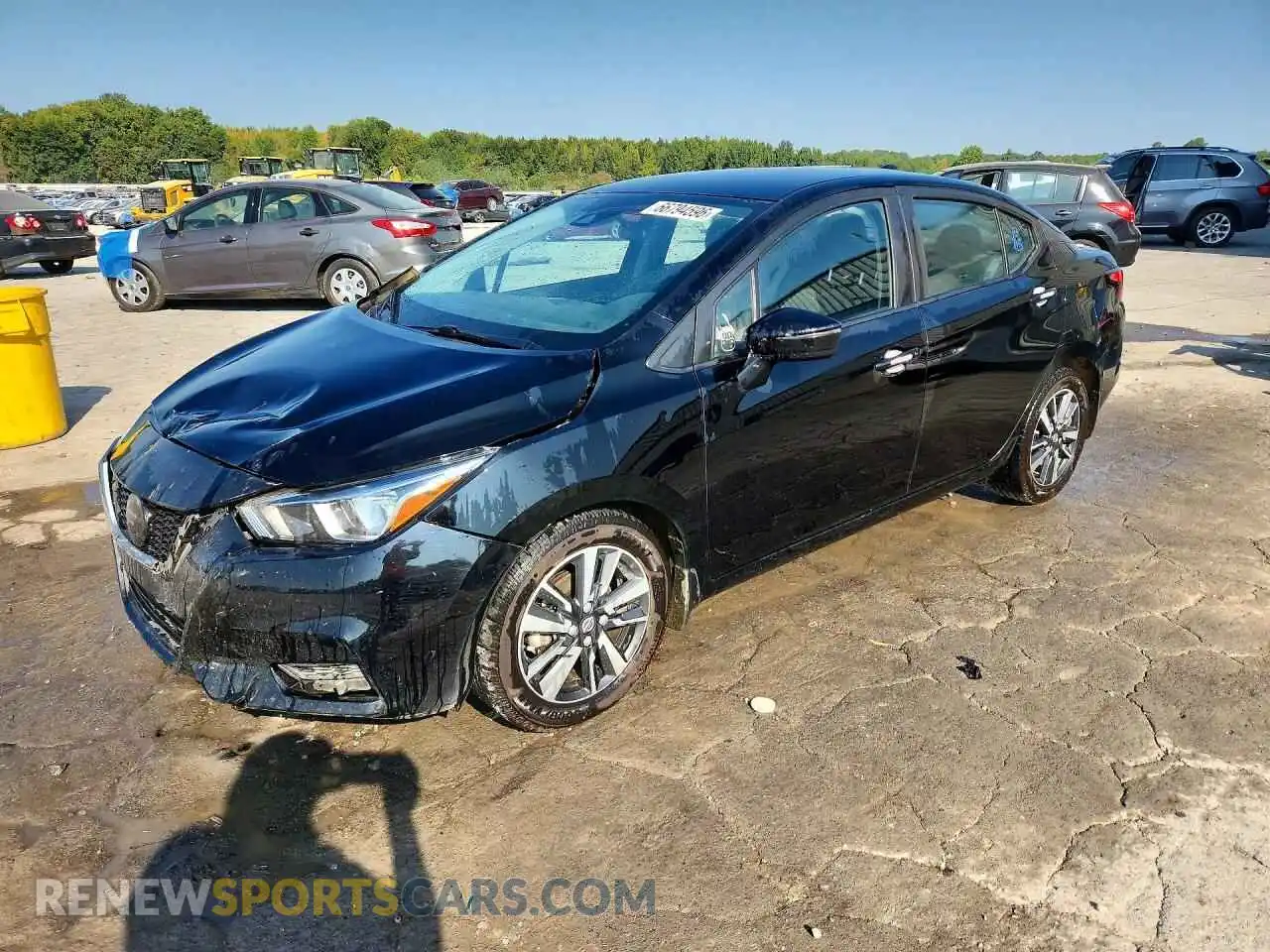 1 Photograph of a damaged car 3N1CN8EV9ML923994 NISSAN VERSA 2021