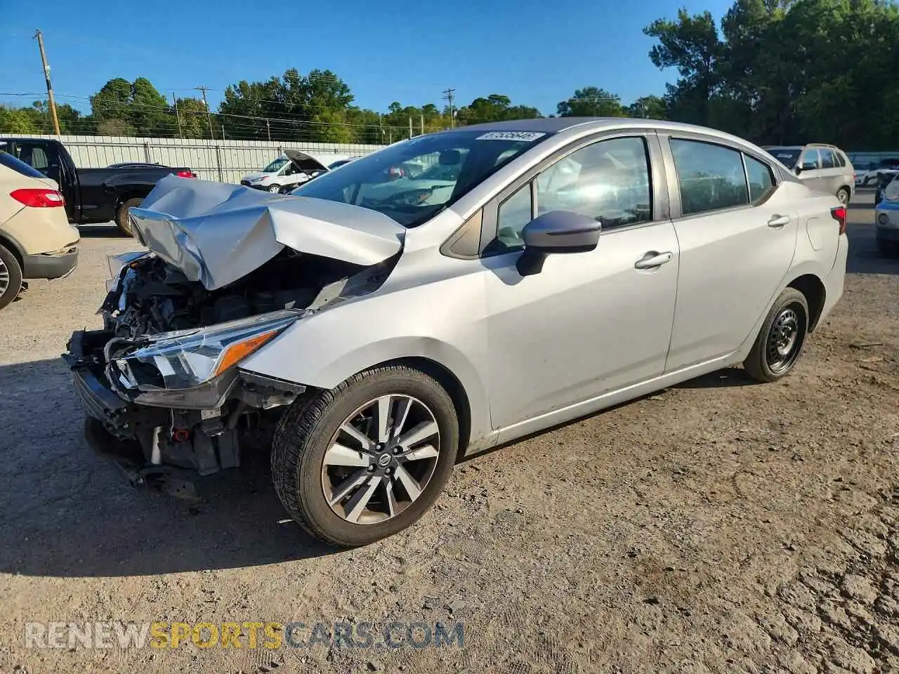 1 Photograph of a damaged car 3N1CN8EVXML833575 NISSAN VERSA 2021