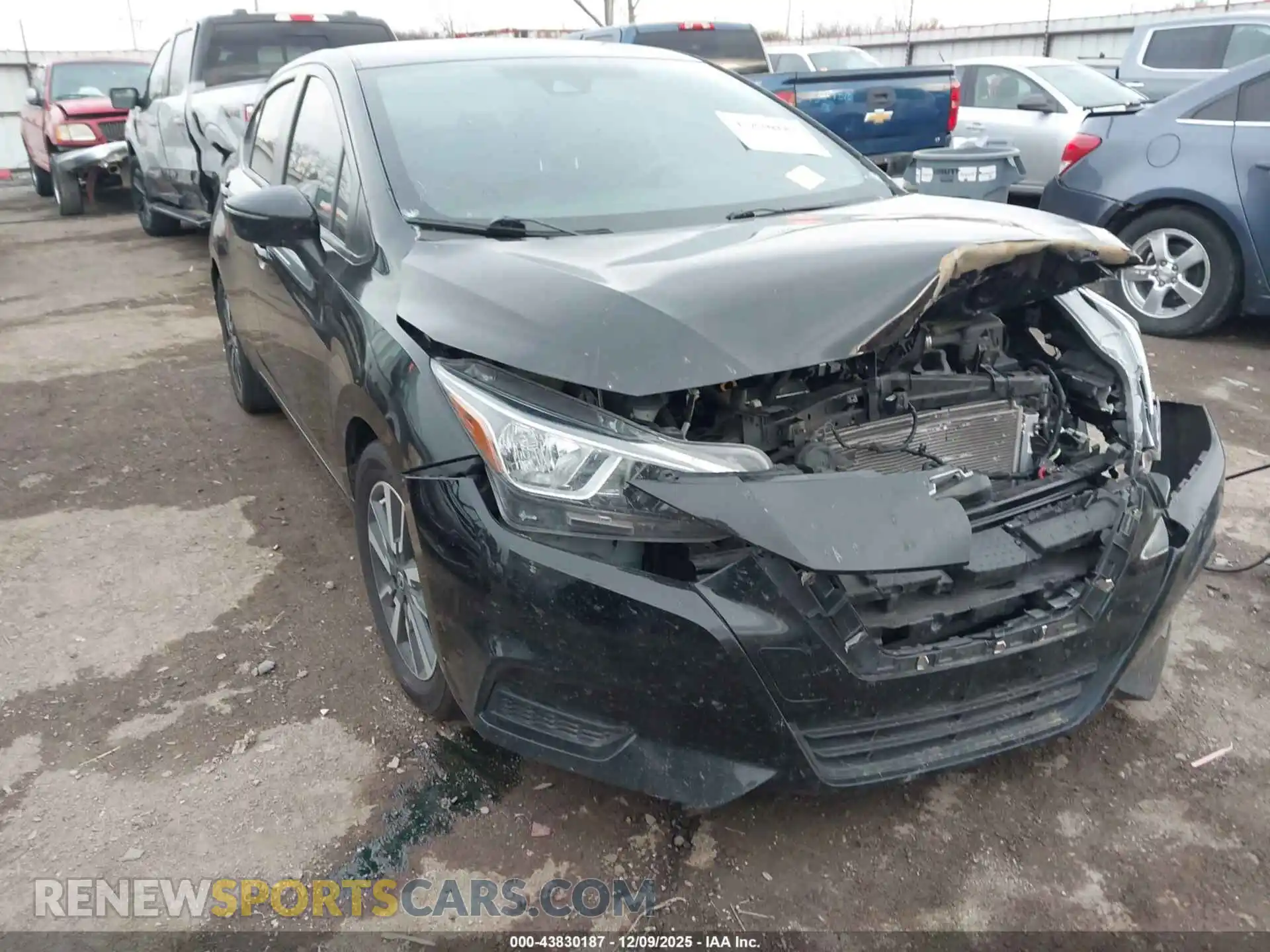 1 Photograph of a damaged car 3N1CN8EVXML837562 NISSAN VERSA 2021