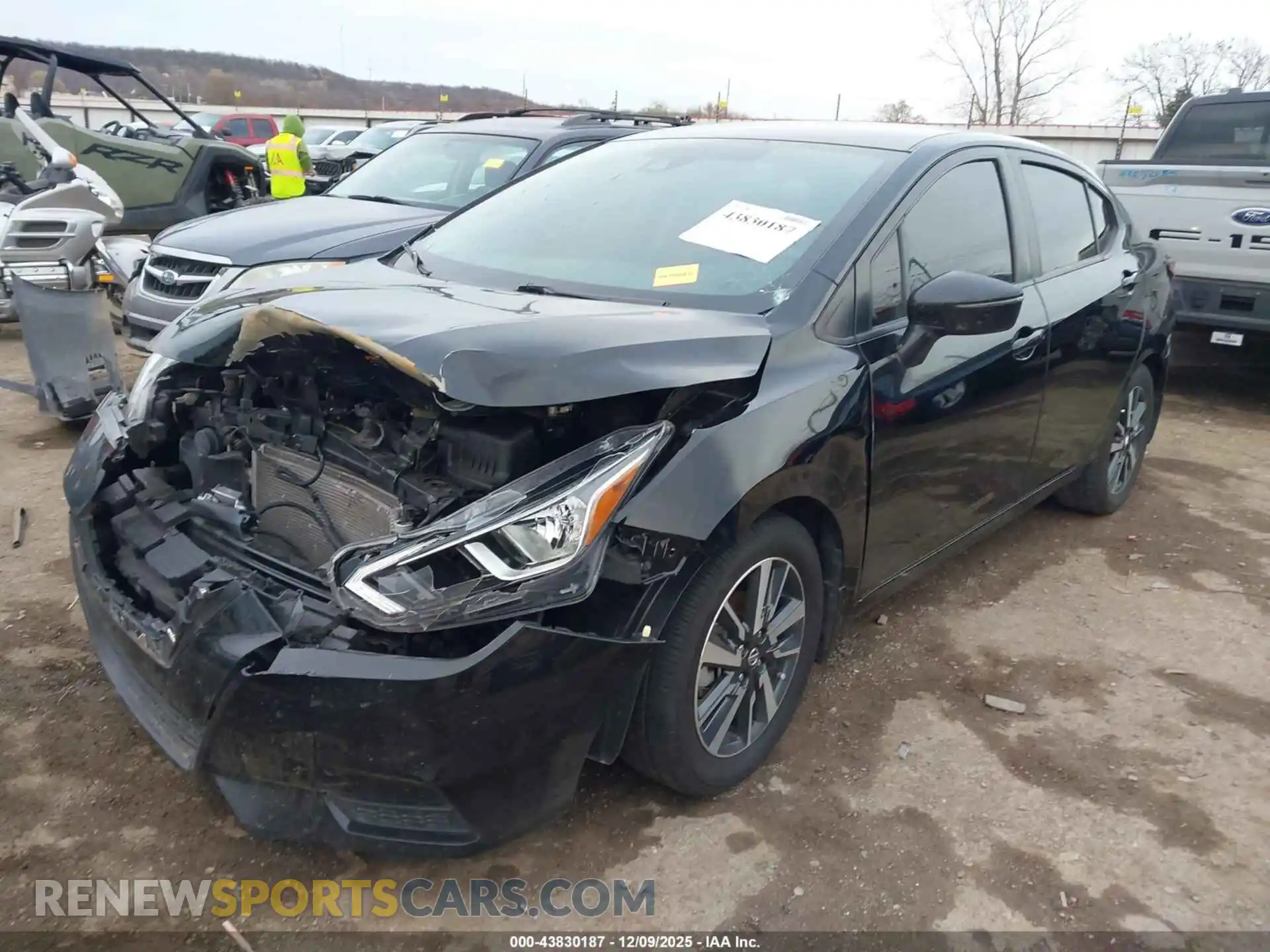 2 Photograph of a damaged car 3N1CN8EVXML837562 NISSAN VERSA 2021