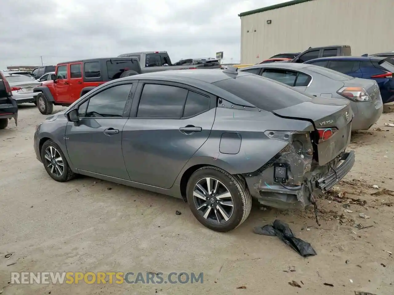 2 Photograph of a damaged car 3N1CN8EVXML841207 NISSAN VERSA 2021
