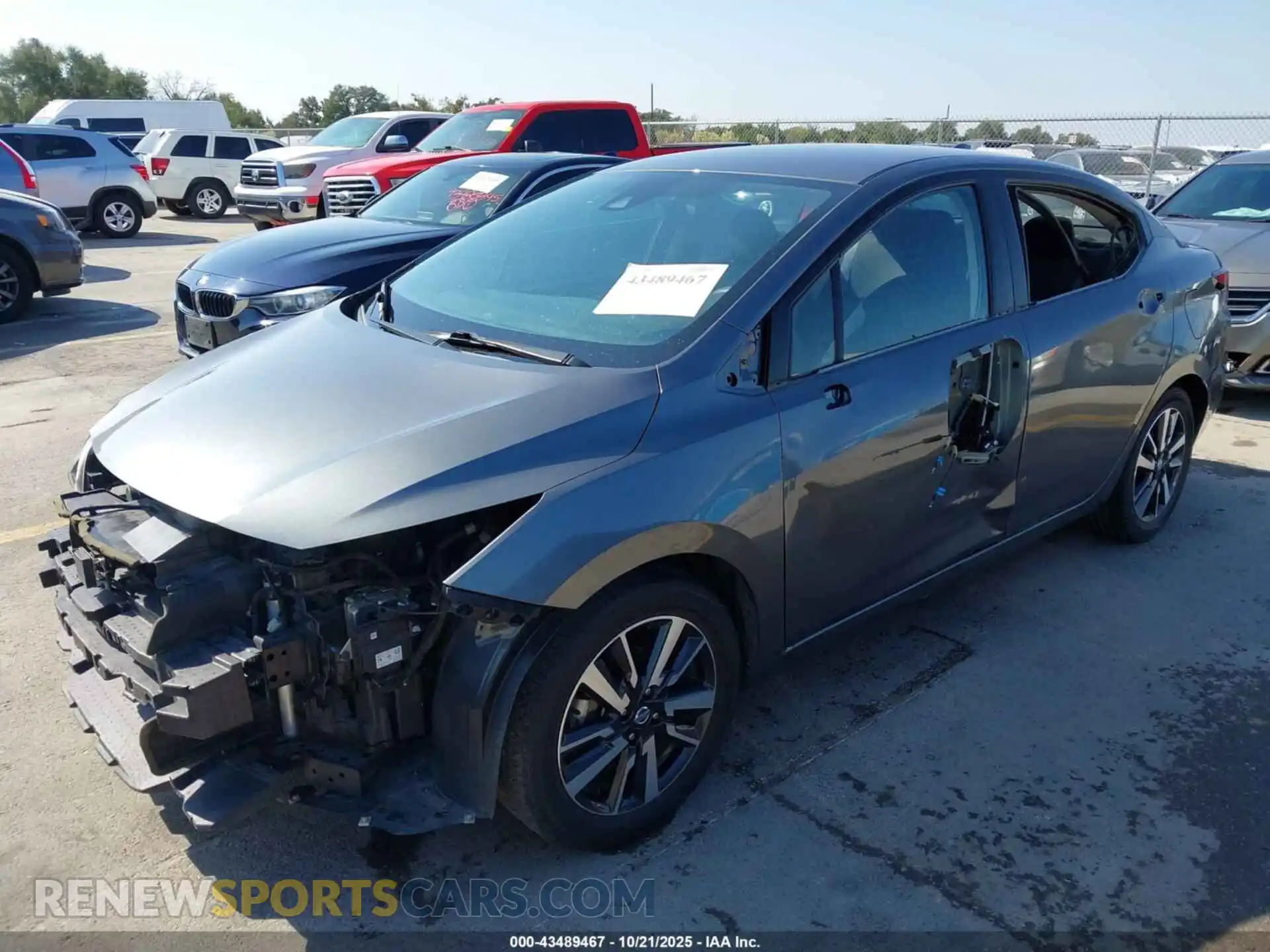 2 Photograph of a damaged car 3N1CN8EVXML843586 NISSAN VERSA 2021