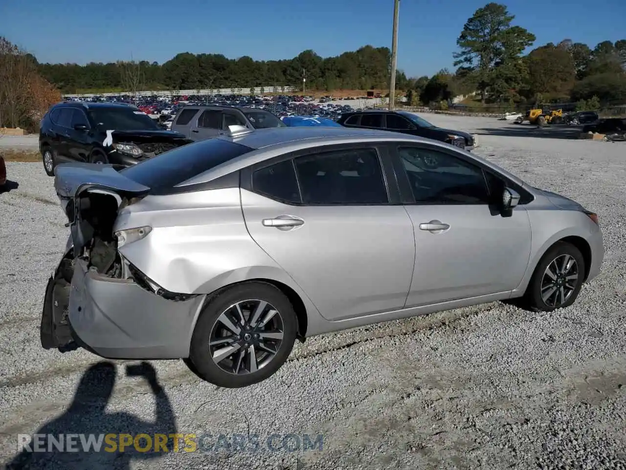 3 Photograph of a damaged car 3N1CN8EVXML847492 NISSAN VERSA 2021