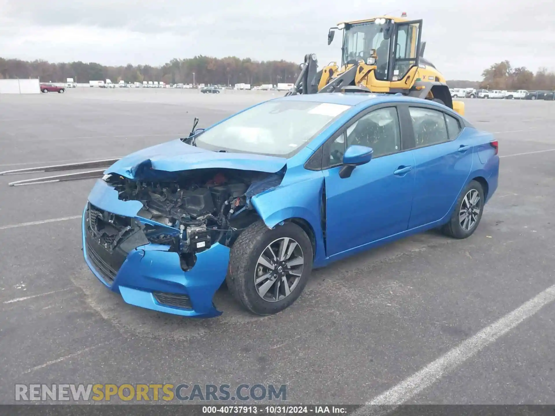 2 Photograph of a damaged car 3N1CN8EVXML849825 NISSAN VERSA 2021