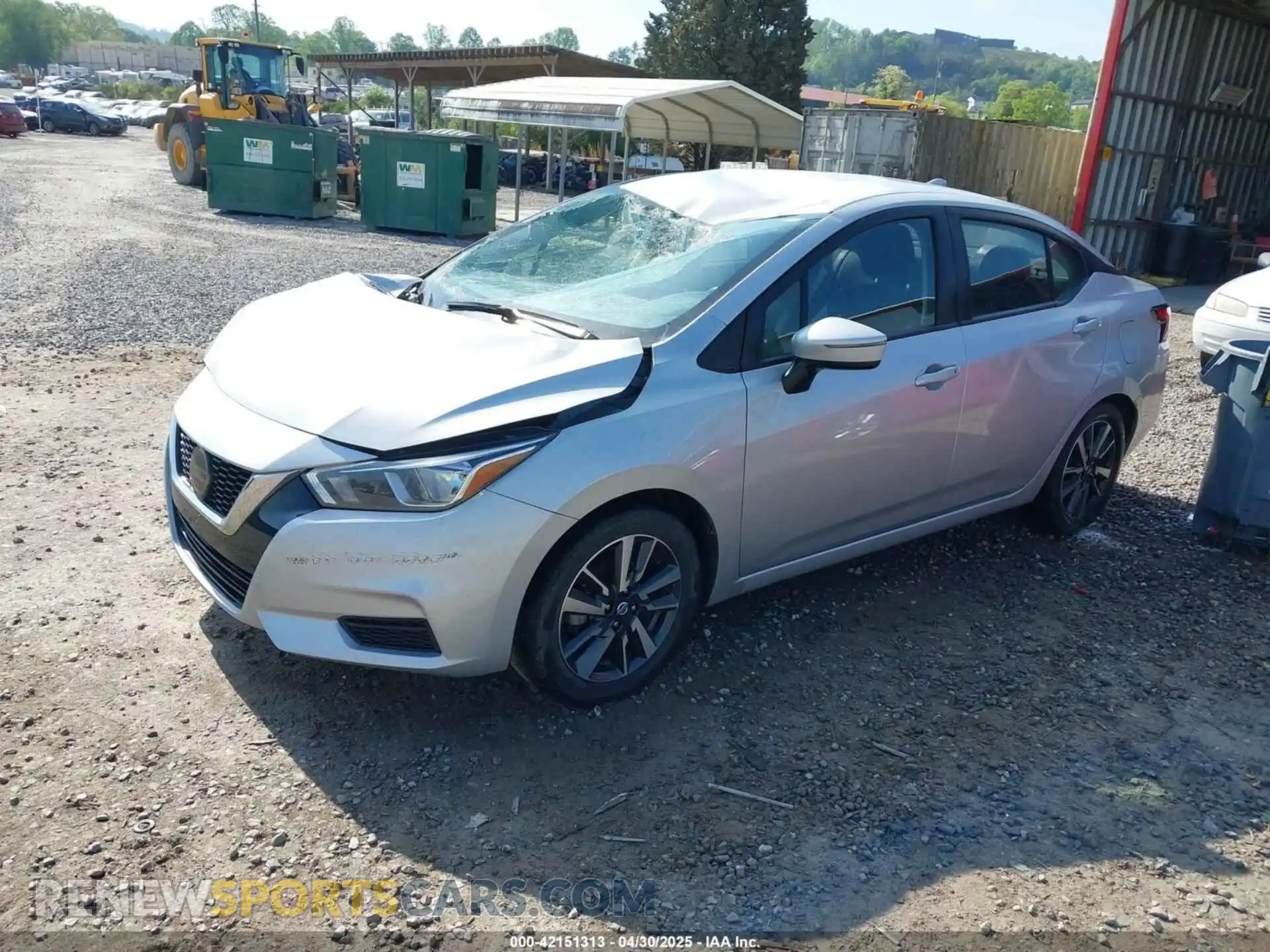 2 Photograph of a damaged car 3N1CN8EVXML850876 NISSAN VERSA 2021