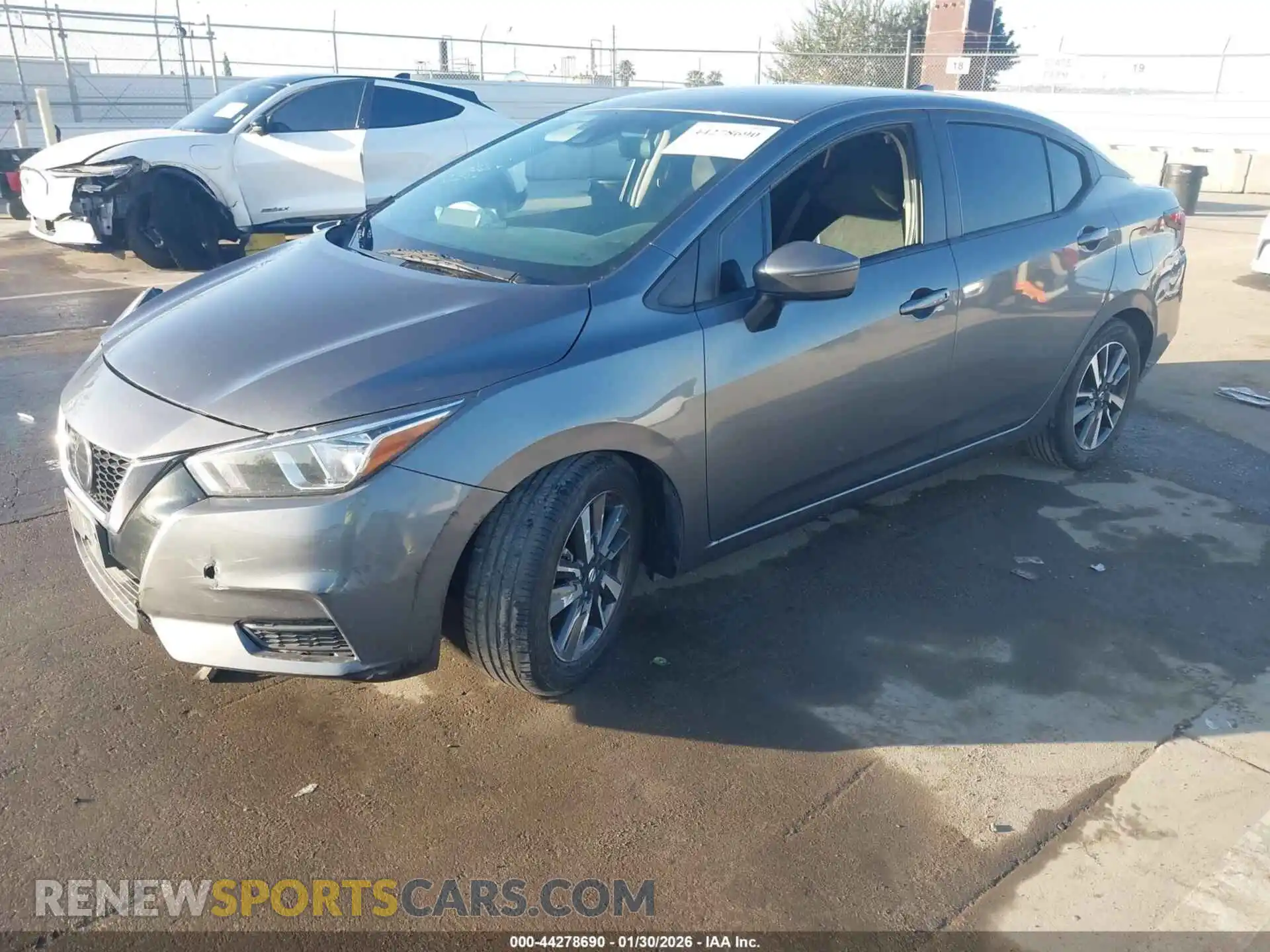 2 Photograph of a damaged car 3N1CN8EVXML853955 NISSAN VERSA 2021