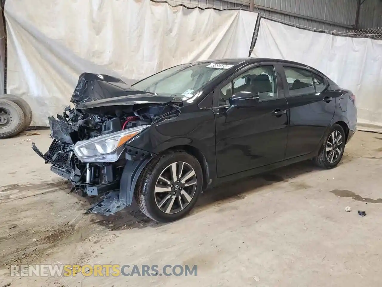 1 Photograph of a damaged car 3N1CN8EVXML884459 NISSAN VERSA 2021