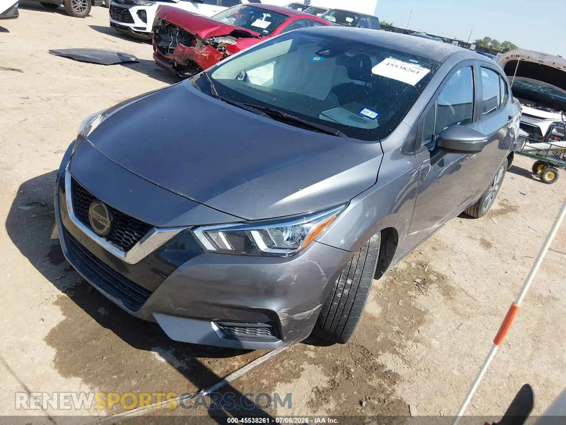 2 Photograph of a damaged car 3N1CN8EVXML887927 NISSAN VERSA 2021