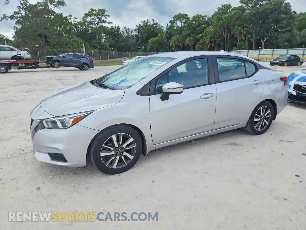 1 fotografías del automóvil dañado 3N1CN8EVXML889404 NISSAN VERSA 2021