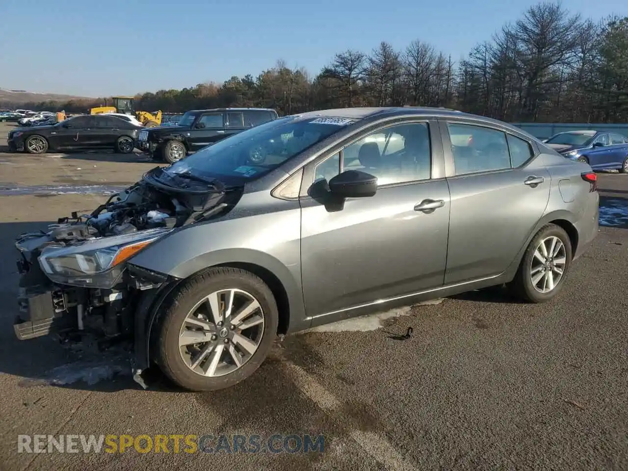 1 Photograph of a damaged car 3N1CN8EVXML892447 NISSAN VERSA 2021