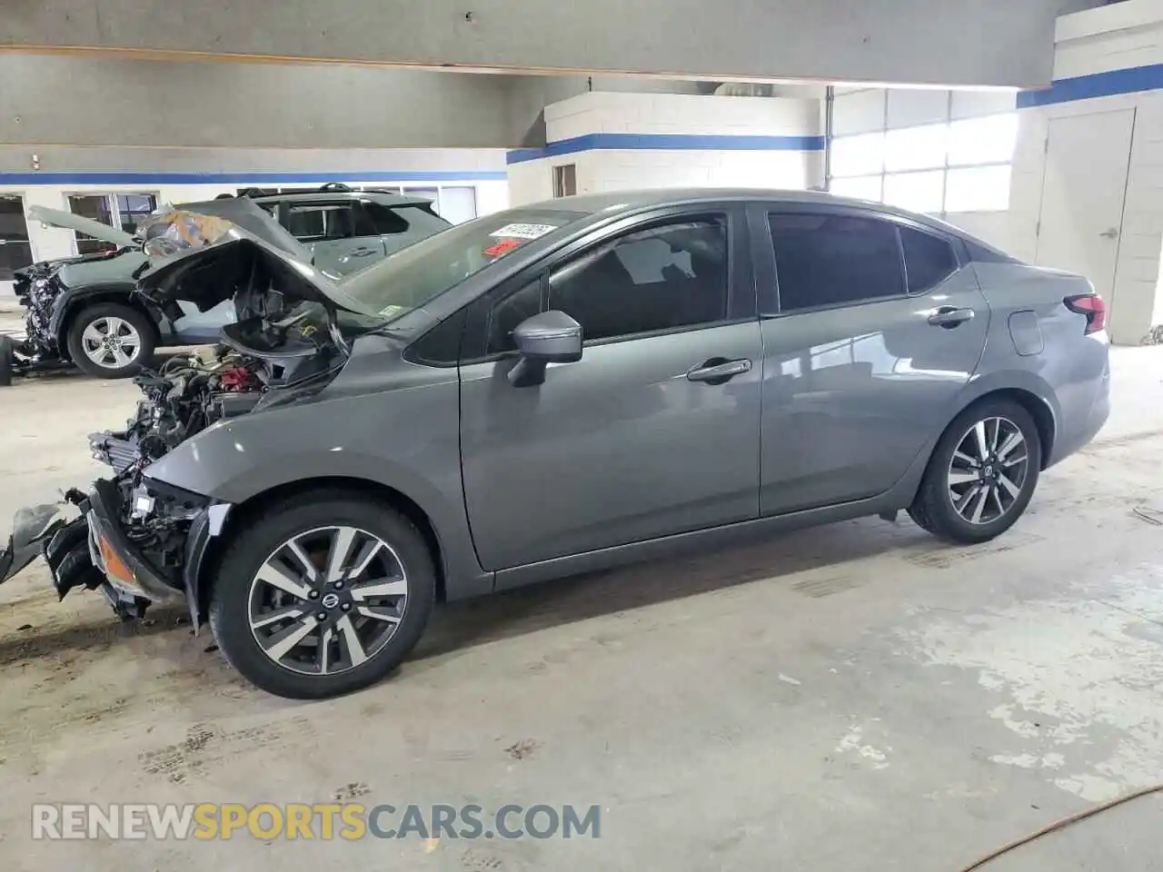 1 Photograph of a damaged car 3N1CN8EVXML893632 NISSAN VERSA 2021