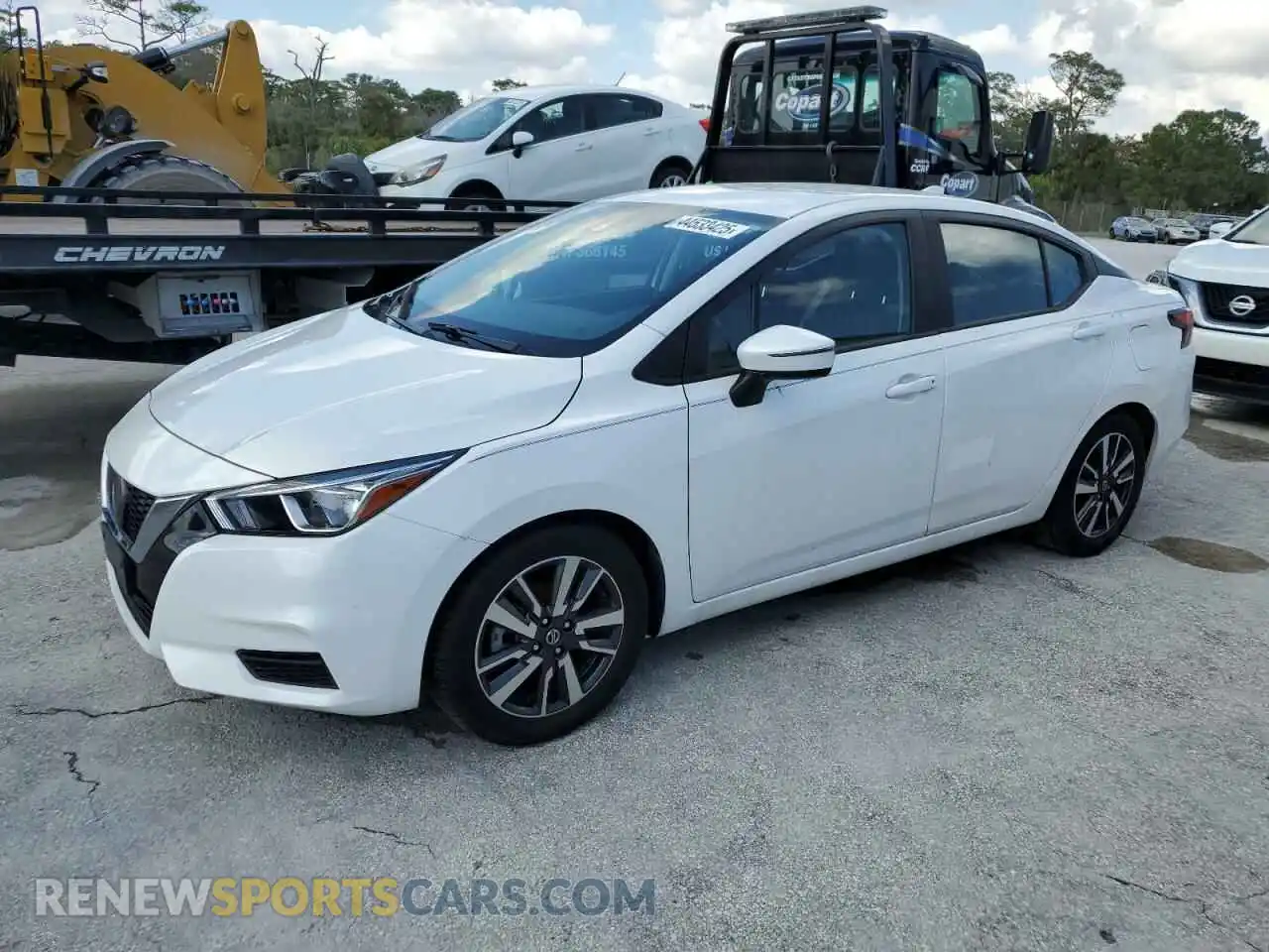 1 Photograph of a damaged car 3N1CN8EVXML896255 NISSAN VERSA 2021