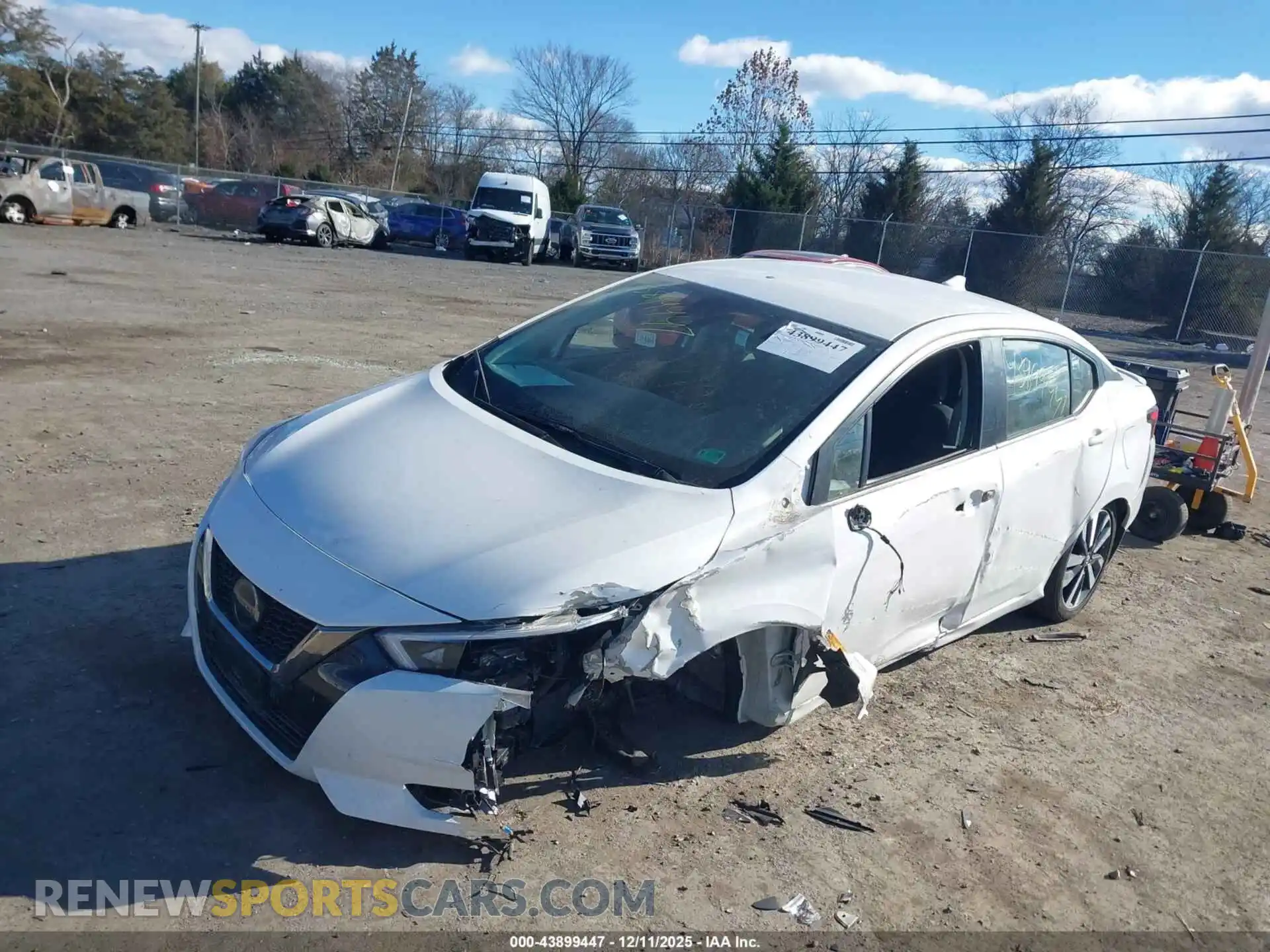 2 Photograph of a damaged car 3N1CN8FV0ML809073 NISSAN VERSA 2021