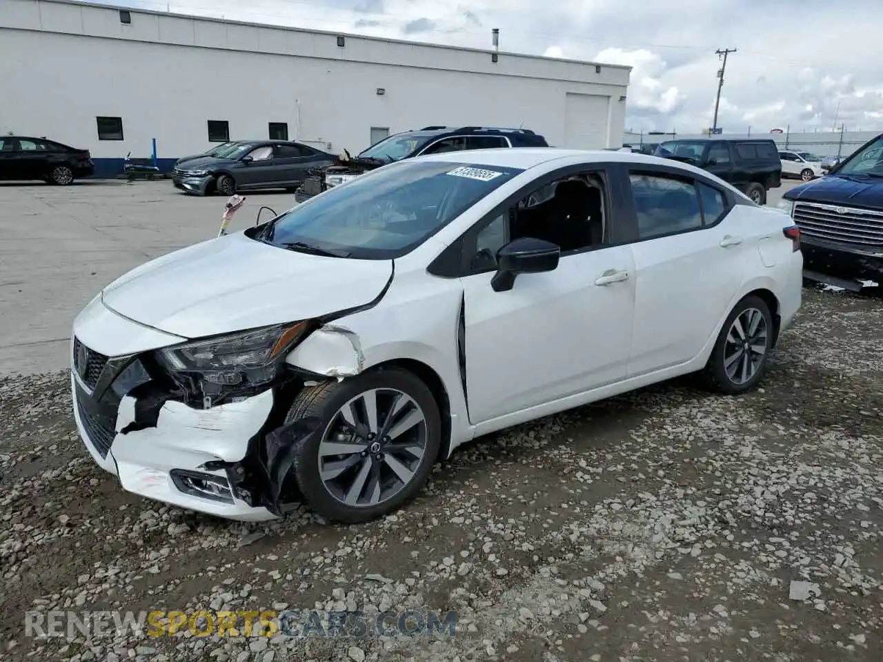 1 Photograph of a damaged car 3N1CN8FV0ML880581 NISSAN VERSA 2021