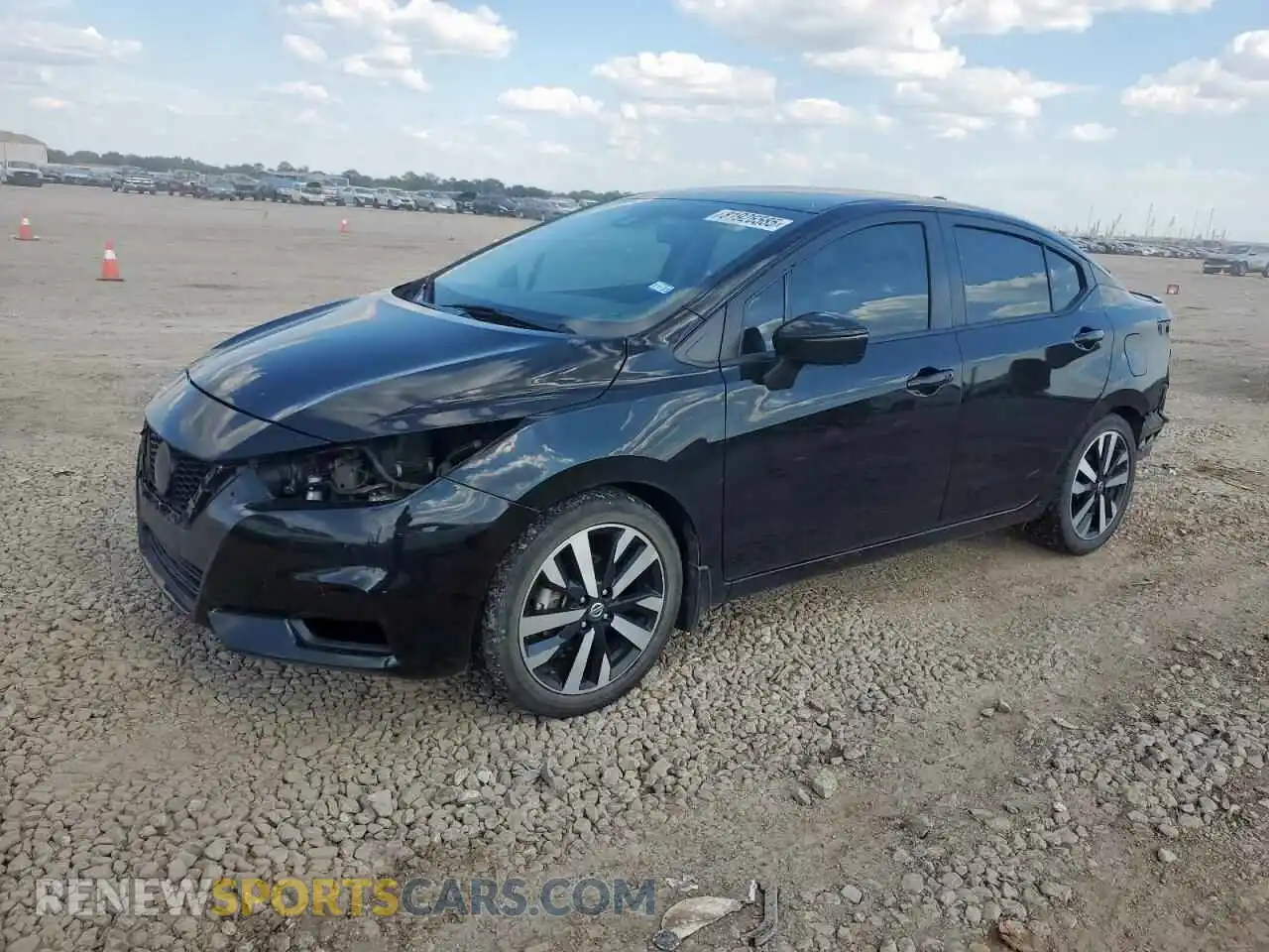1 Photograph of a damaged car 3N1CN8FV0ML921517 NISSAN VERSA 2021