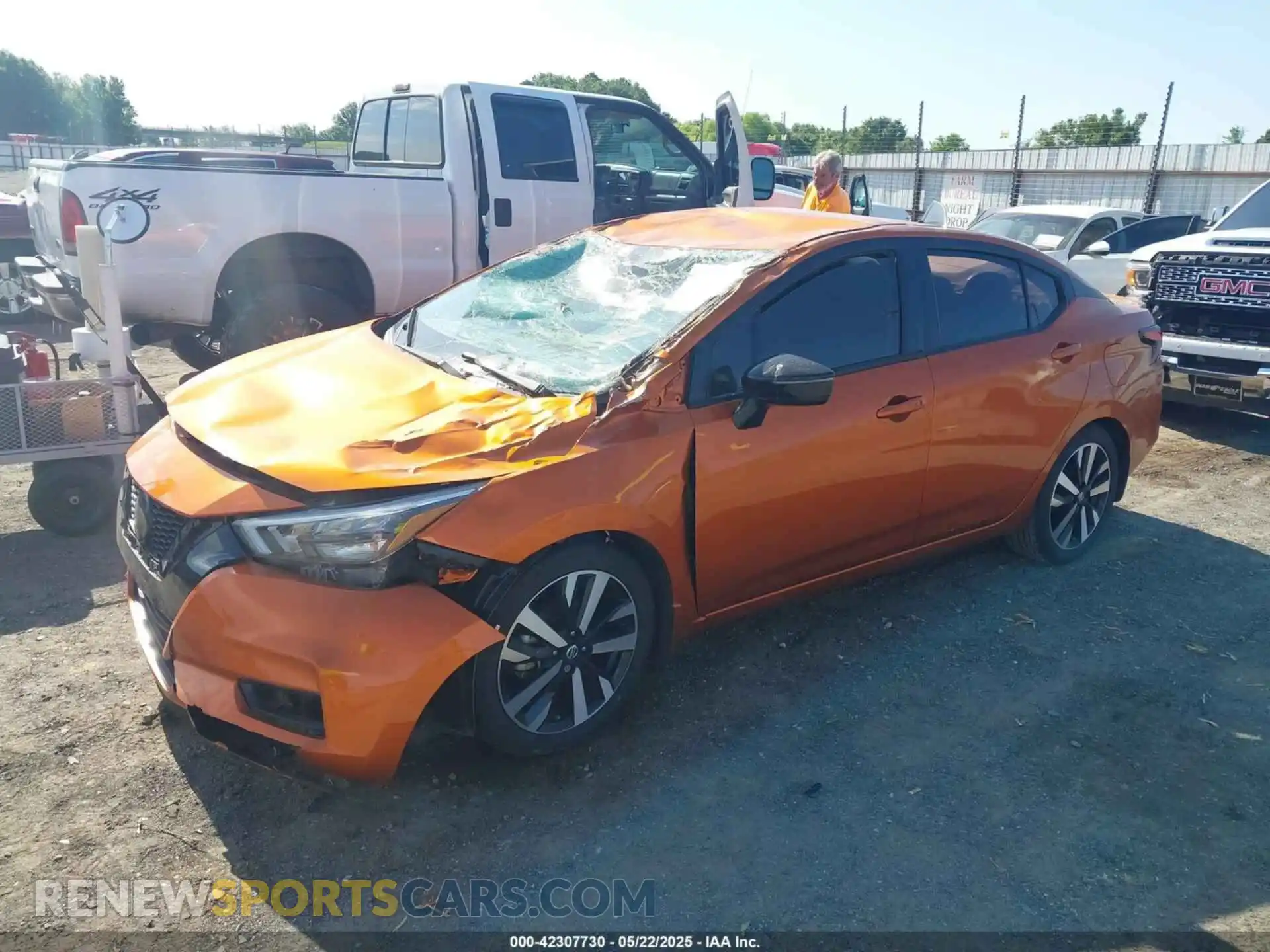 2 Photograph of a damaged car 3N1CN8FV0ML925969 NISSAN VERSA 2021