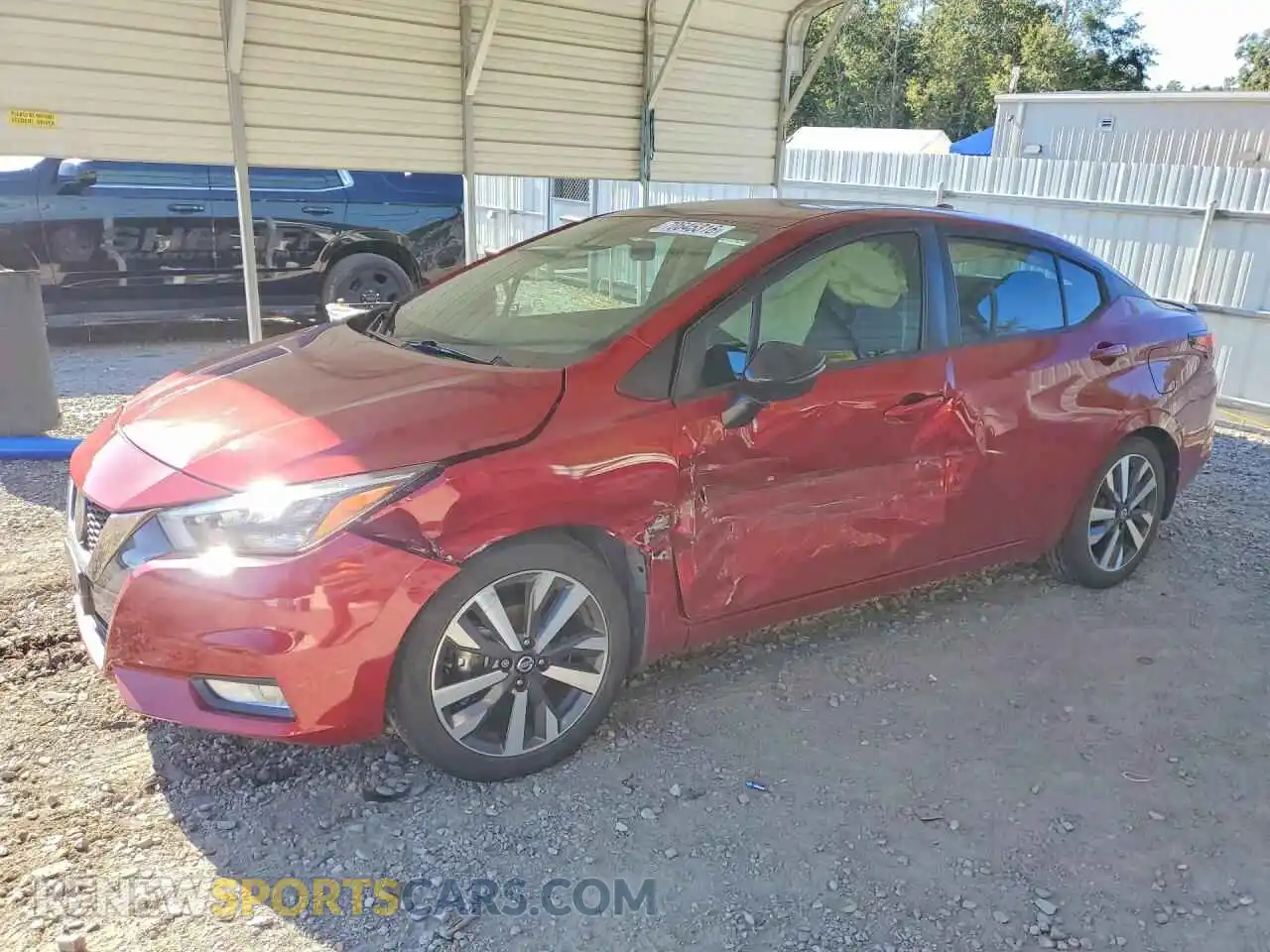 1 Photograph of a damaged car 3N1CN8FV1ML848240 NISSAN VERSA 2021