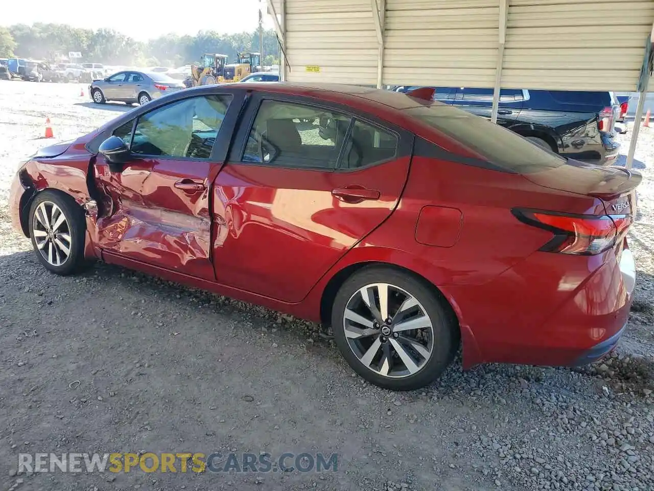 2 Photograph of a damaged car 3N1CN8FV1ML848240 NISSAN VERSA 2021