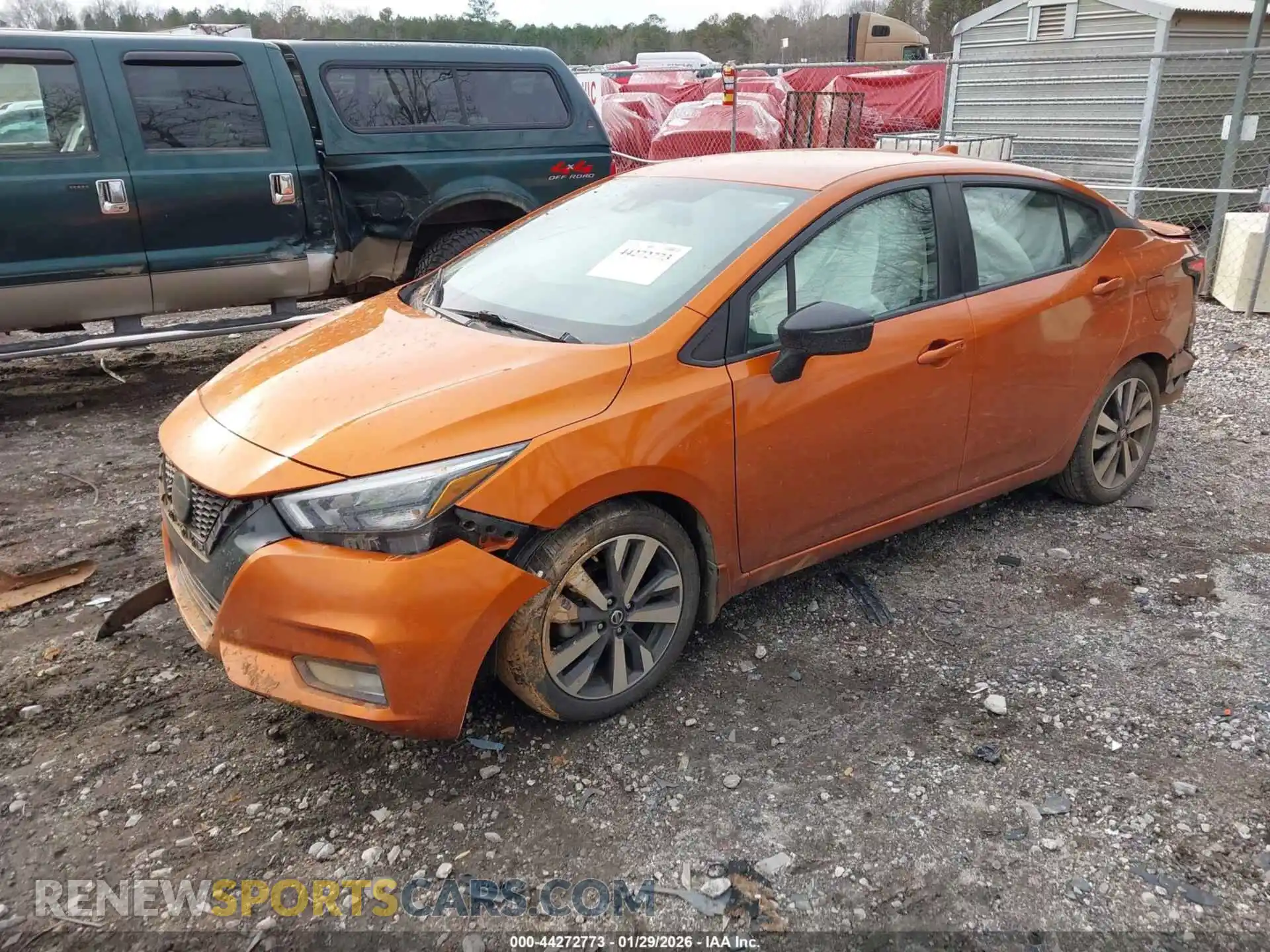 2 Photograph of a damaged car 3N1CN8FV1ML895770 NISSAN VERSA 2021