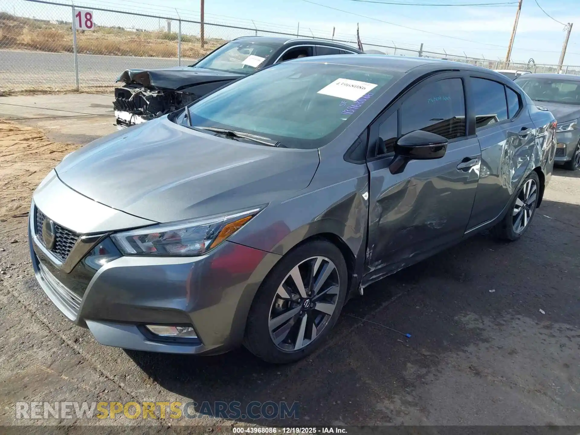 2 Photograph of a damaged car 3N1CN8FV2ML853656 NISSAN VERSA 2021