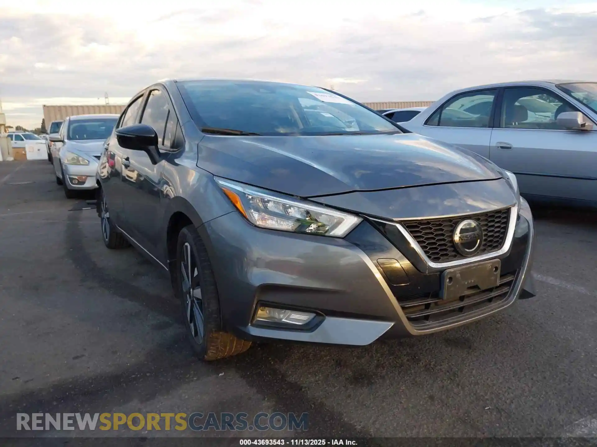 1 Photograph of a damaged car 3N1CN8FV2ML859666 NISSAN VERSA 2021