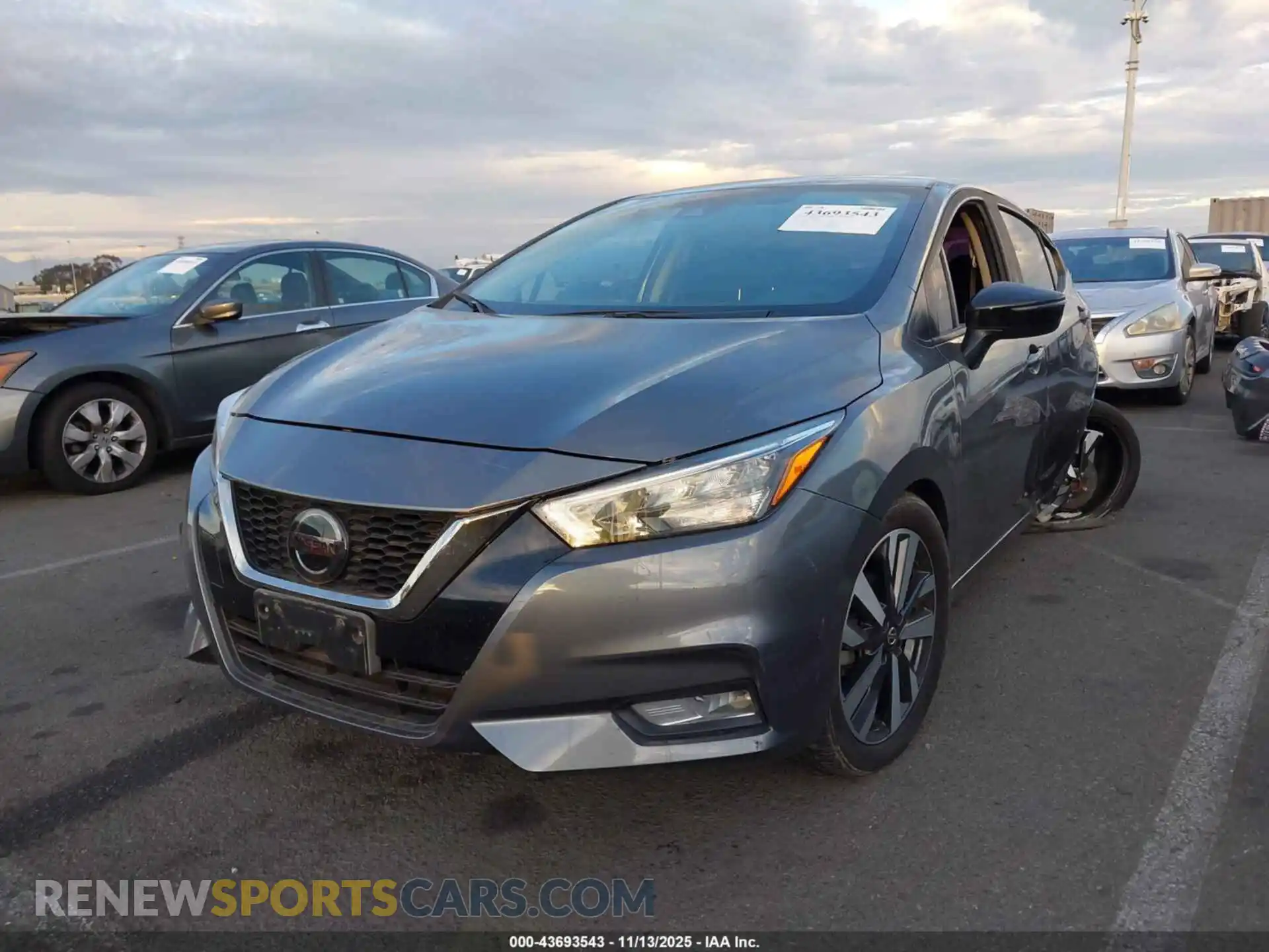 2 Photograph of a damaged car 3N1CN8FV2ML859666 NISSAN VERSA 2021