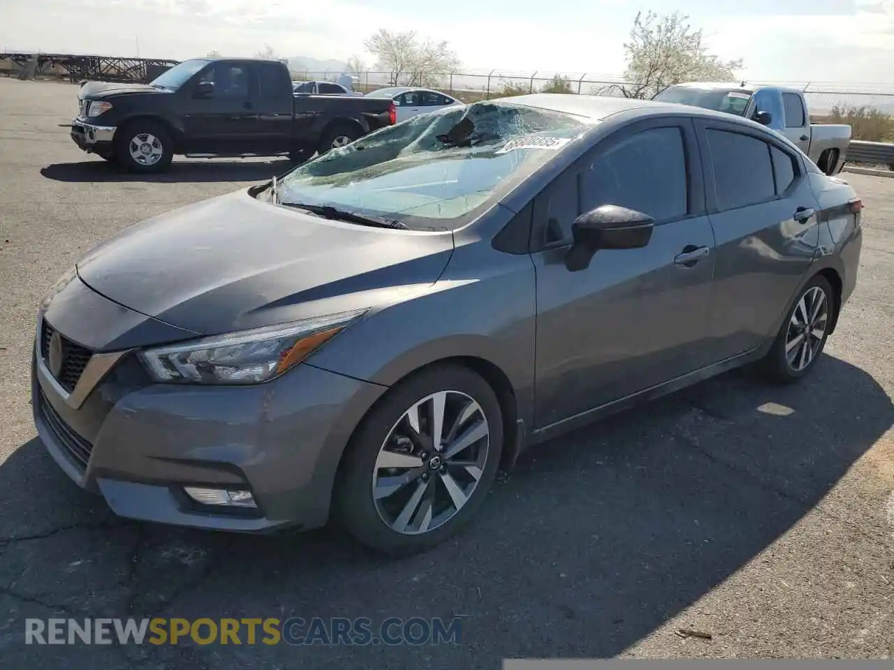 1 Photograph of a damaged car 3N1CN8FV2ML896782 NISSAN VERSA 2021