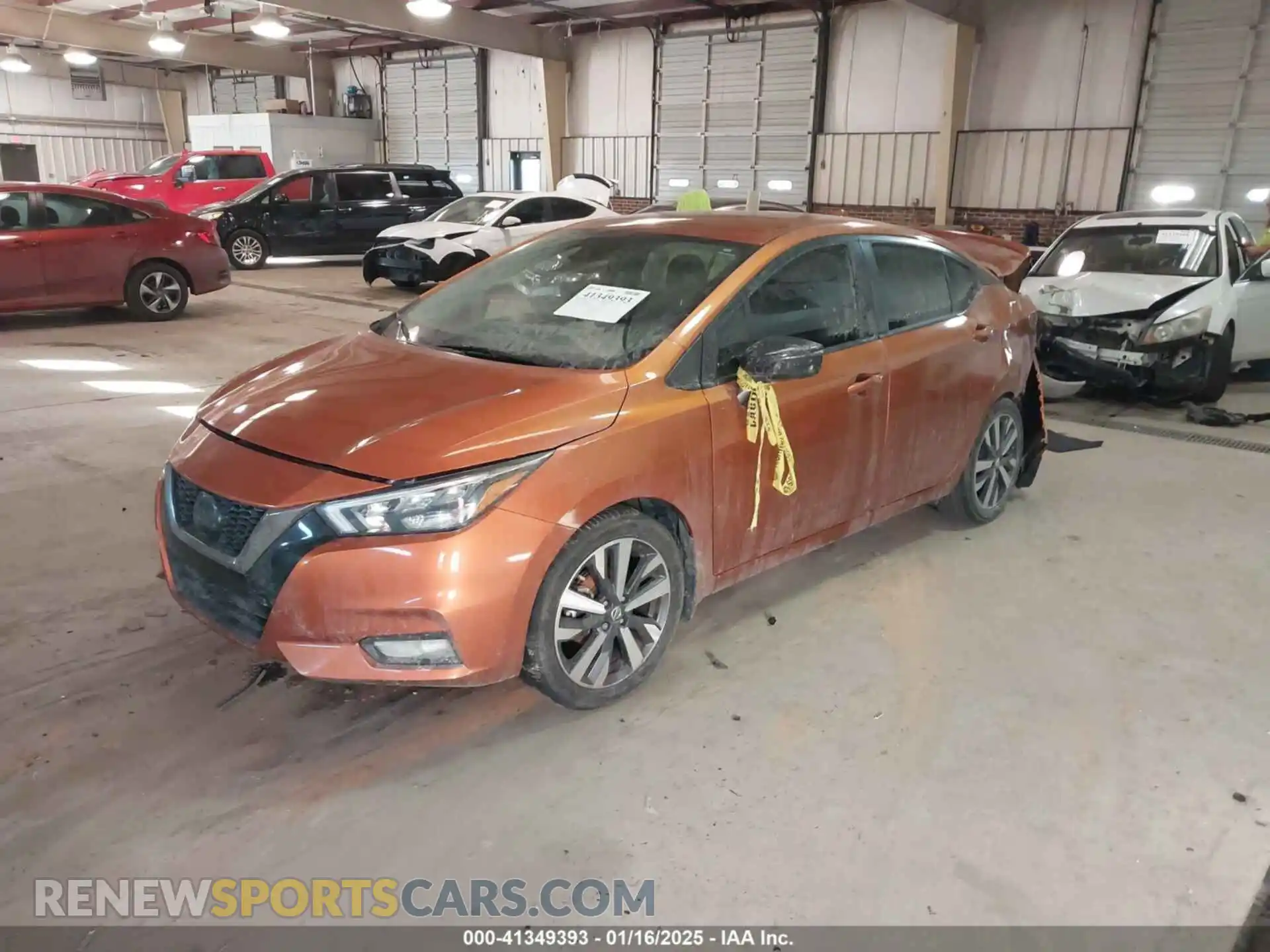 2 Photograph of a damaged car 3N1CN8FV4ML845574 NISSAN VERSA 2021