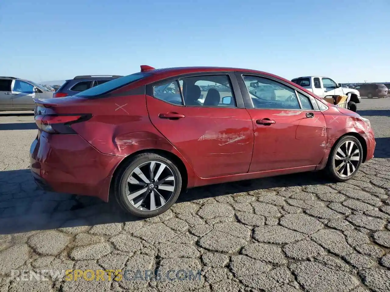 3 Photograph of a damaged car 3N1CN8FV4ML917499 NISSAN VERSA 2021
