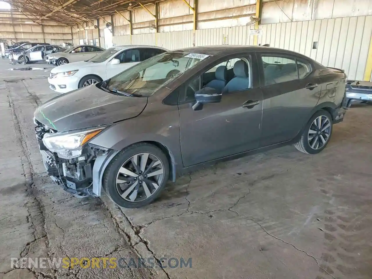 1 Photograph of a damaged car 3N1CN8FV6ML810826 NISSAN VERSA 2021