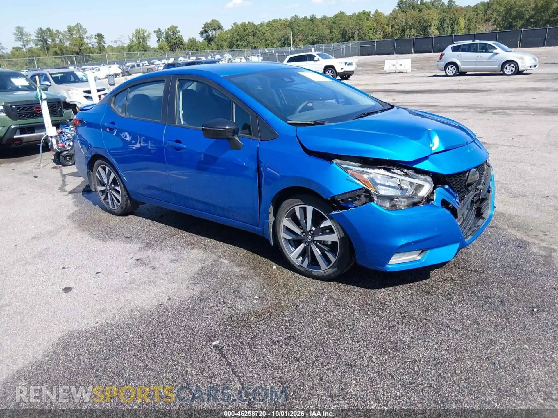 1 fotografías del automóvil dañado 3N1CN8FV7ML881727 NISSAN VERSA 2021