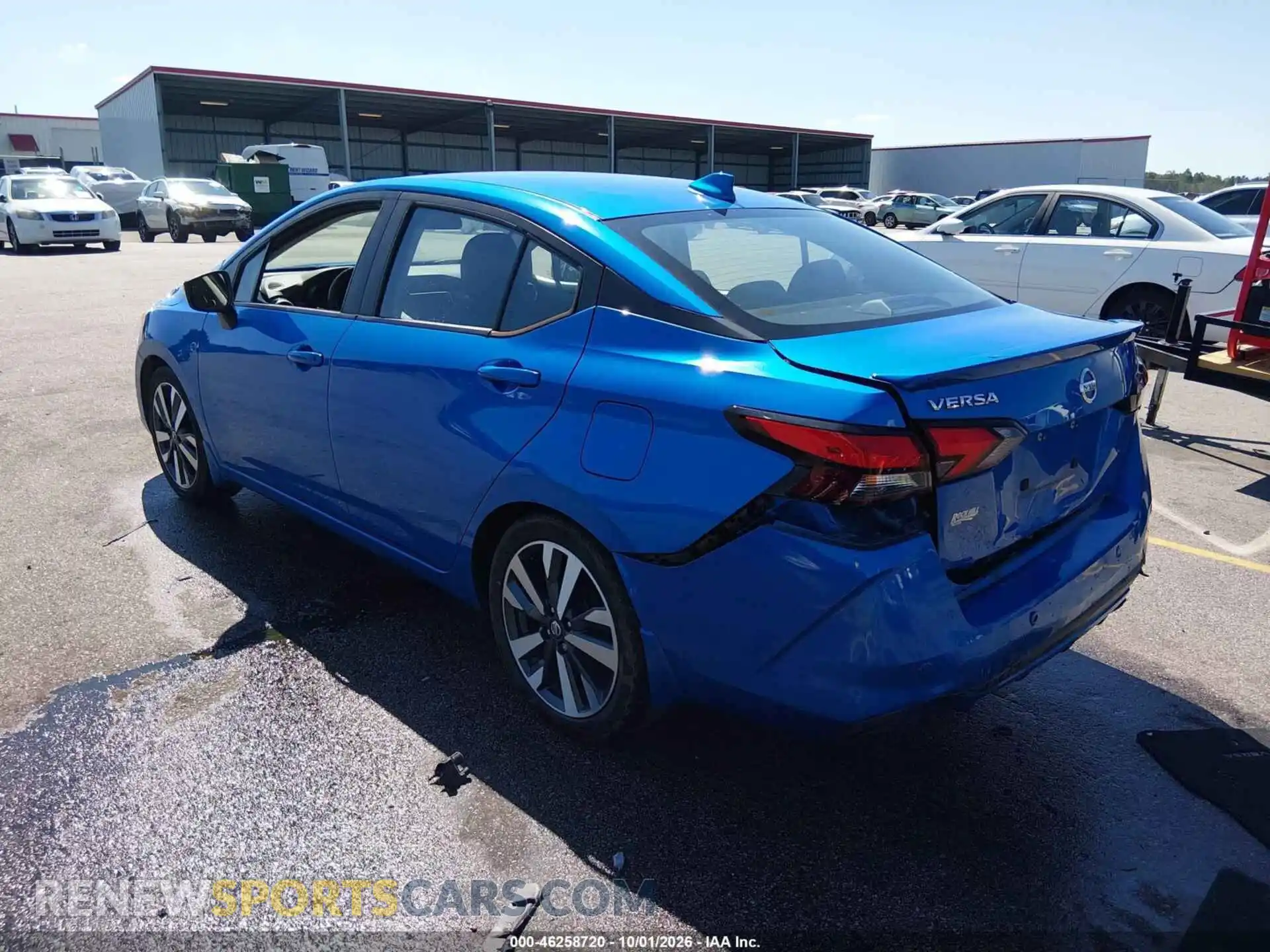 3 fotografías del automóvil dañado 3N1CN8FV7ML881727 NISSAN VERSA 2021