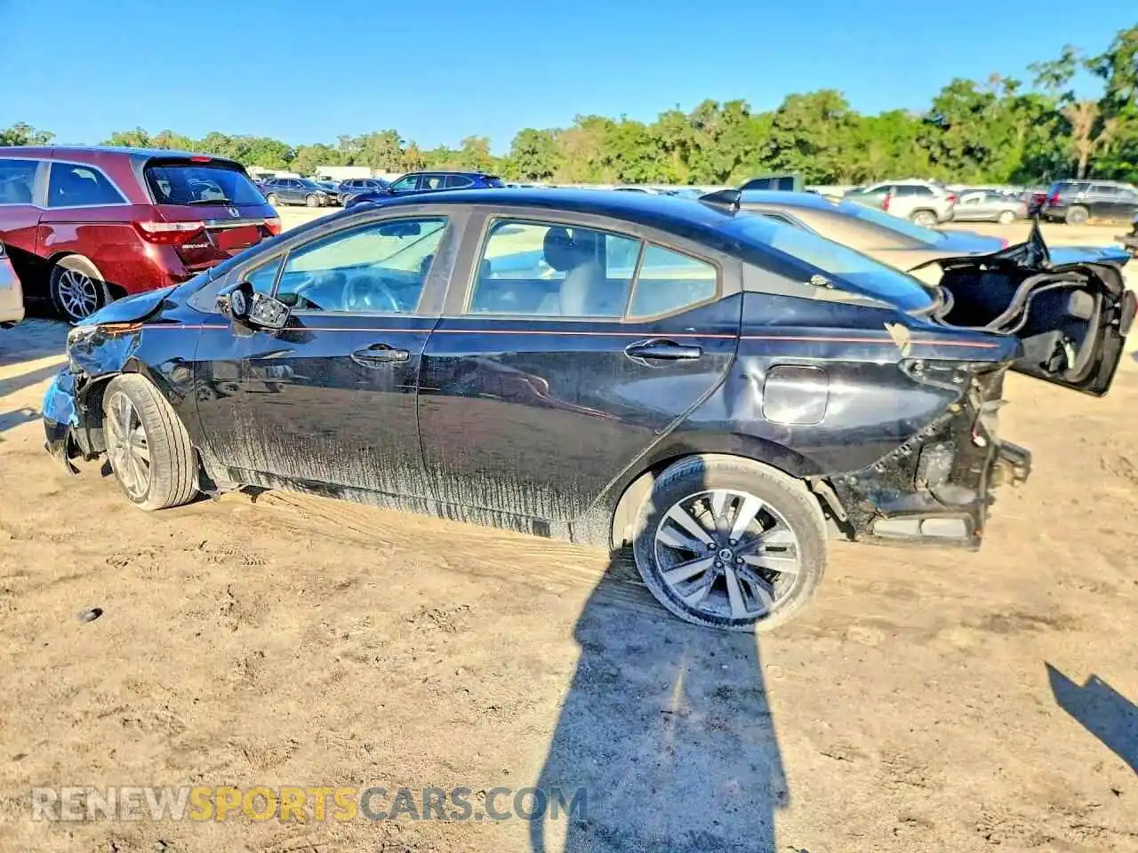 2 Photograph of a damaged car 3N1CN8FV9ML852245 NISSAN VERSA 2021