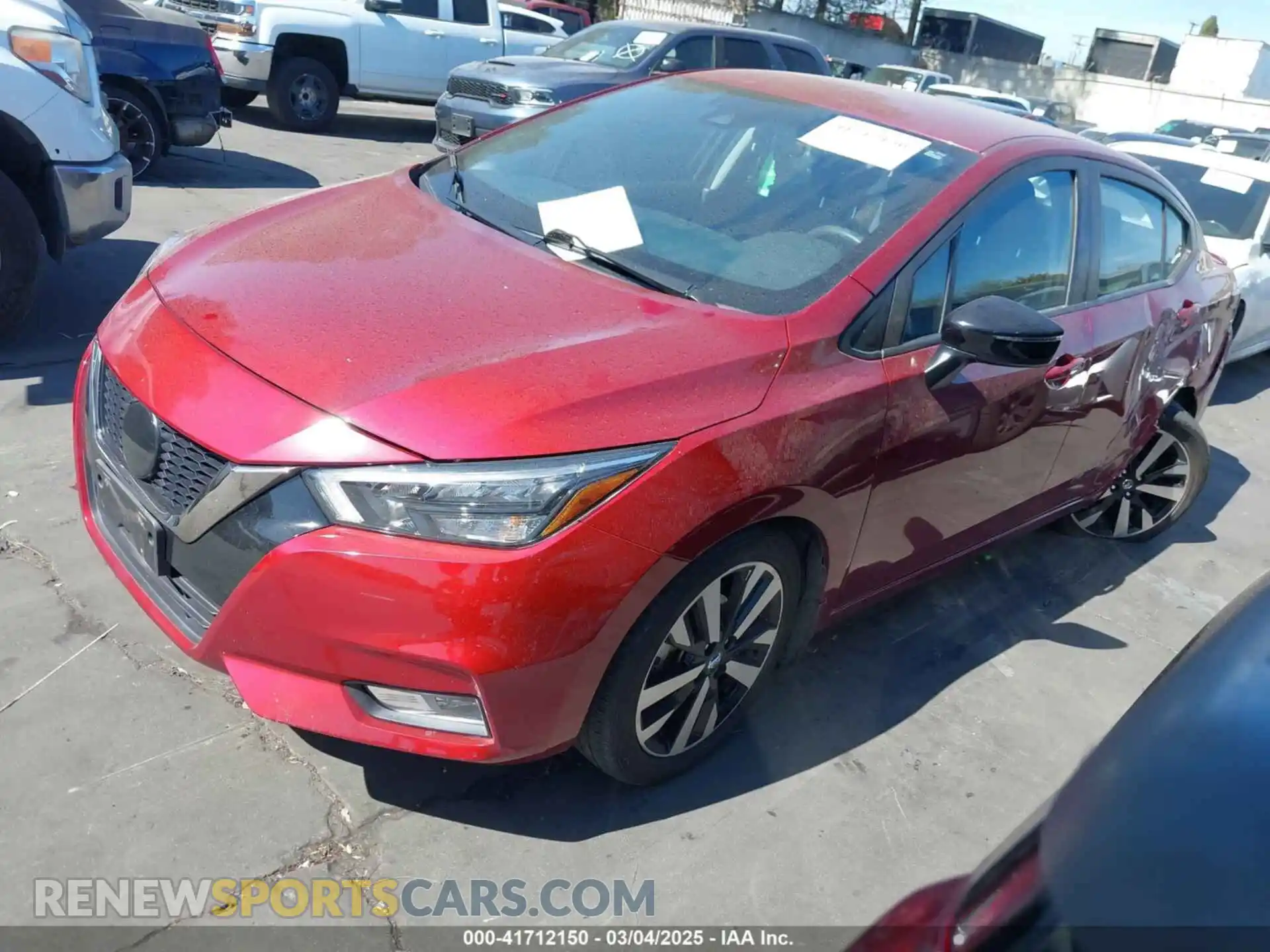 2 Photograph of a damaged car 3N1CN8FV9ML917529 NISSAN VERSA 2021