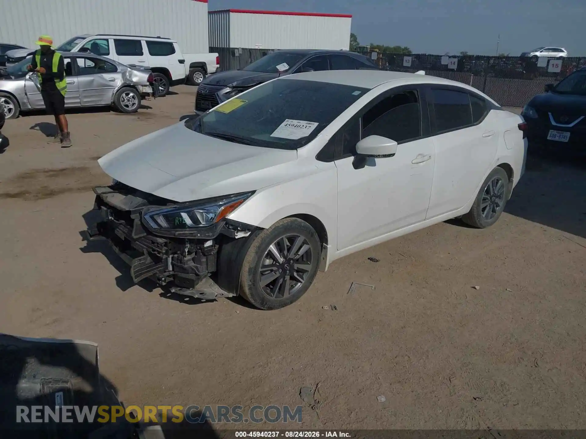 2 Photograph of a damaged car 3N1CN8EV4PL873204 NISSAN VERSA 2023