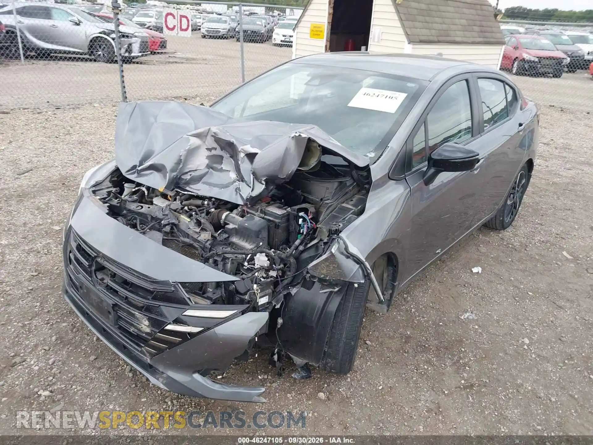 2 Photograph of a damaged car 3N1CN8FV2PL847862 NISSAN VERSA 2023