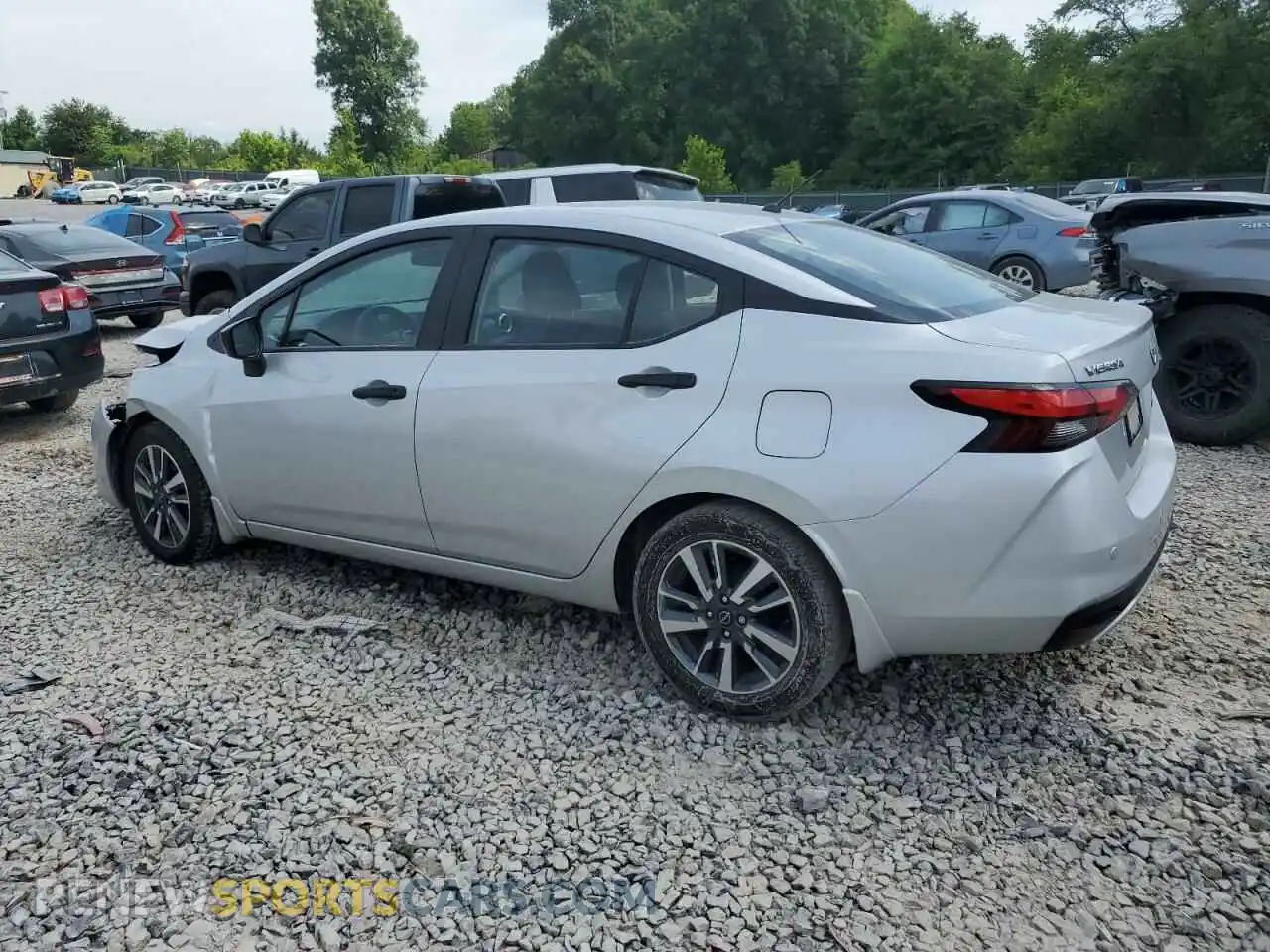 2 fotografías del automóvil dañado 3N1CN8DV8RL837729 NISSAN VERSA 2024
