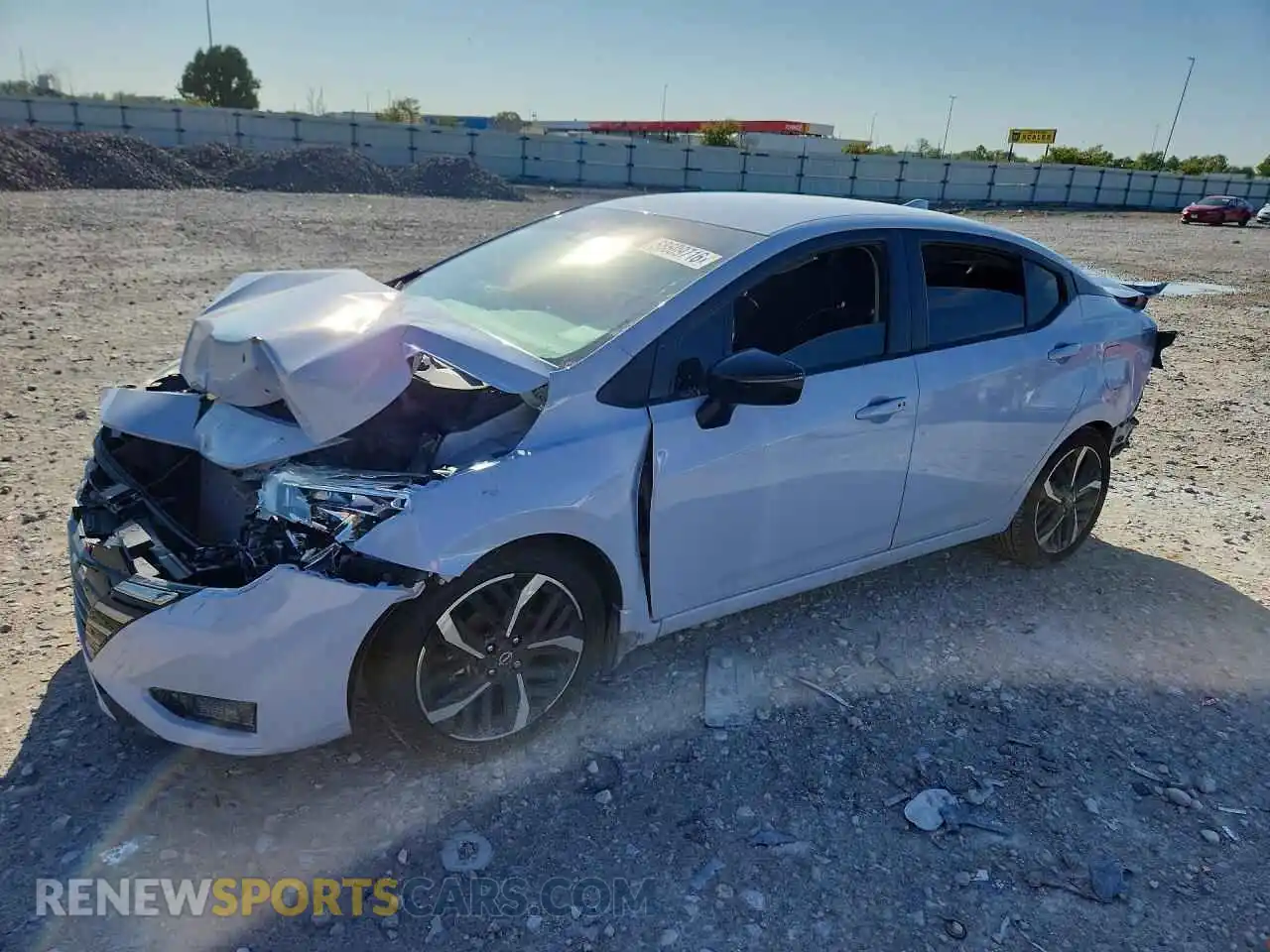 1 Photograph of a damaged car 3N1CN8FV6RL871908 NISSAN VERSA 2024