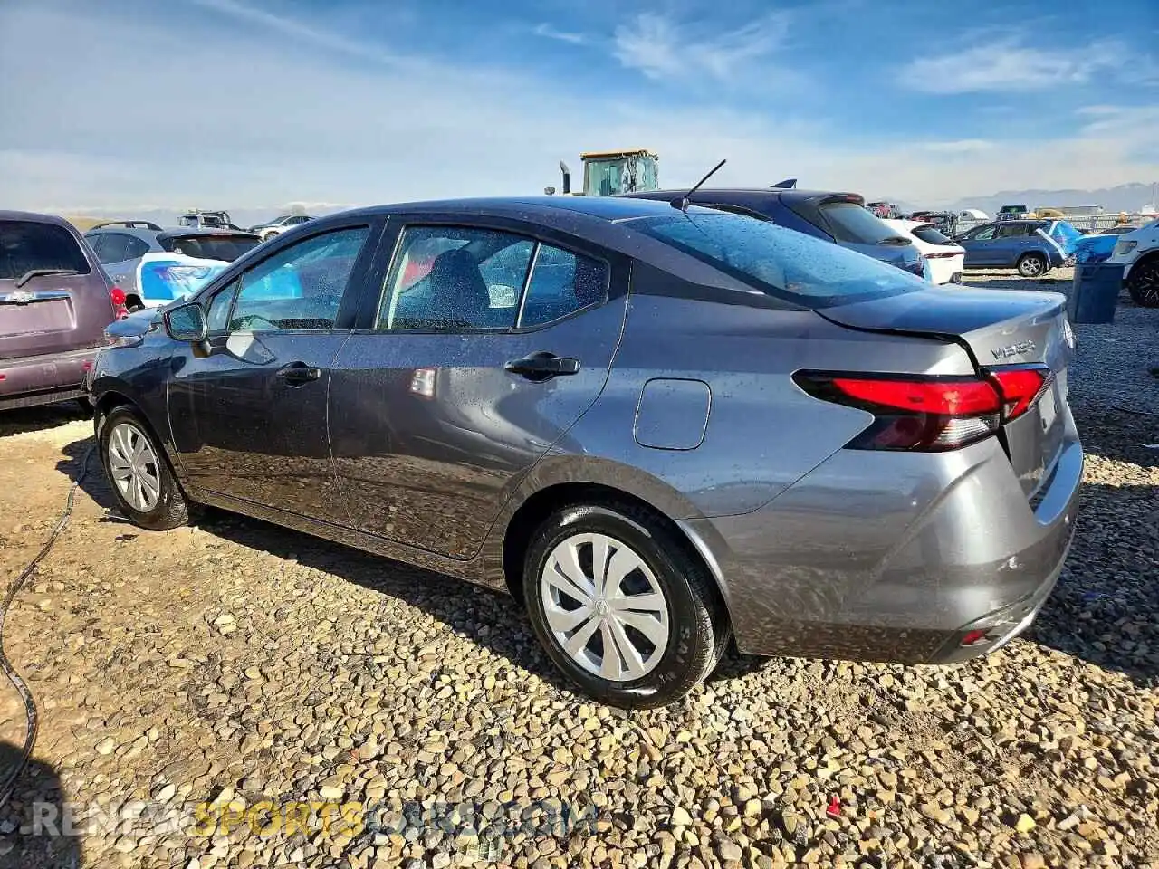 2 Photograph of a damaged car 3N1CN8DV7SL823410 NISSAN VERSA 2025