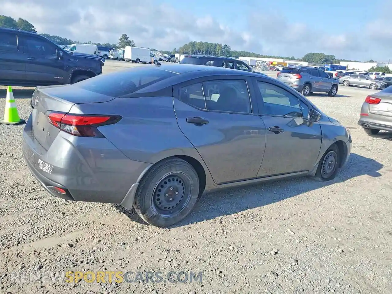 3 Photograph of a damaged car 3N1CN8DV7SL823844 NISSAN VERSA 2025