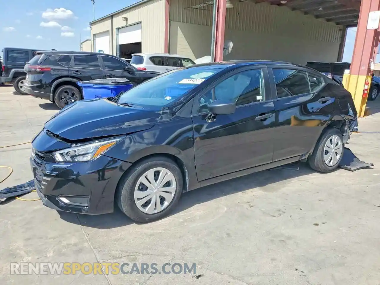 1 Photograph of a damaged car 3N1CN8DV7SL823942 NISSAN VERSA 2025