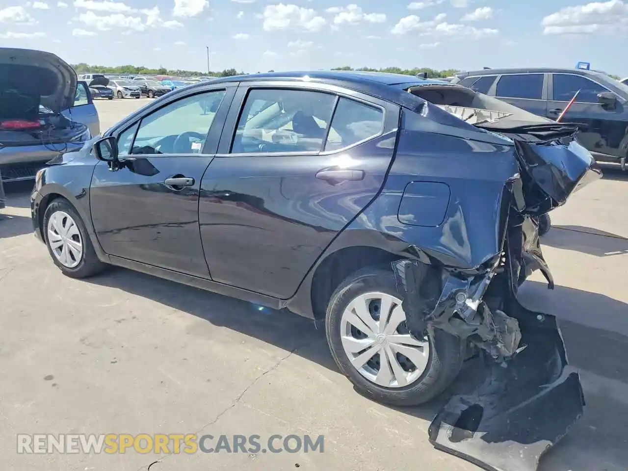 2 Photograph of a damaged car 3N1CN8DV7SL823942 NISSAN VERSA 2025
