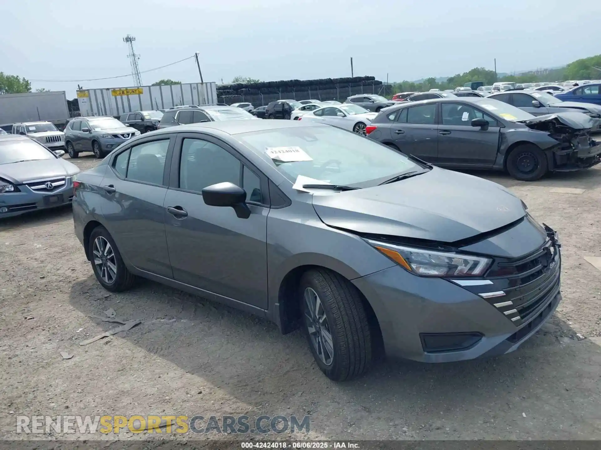 1 Photograph of a damaged car 3N1CN8DV7SL830762 NISSAN VERSA 2025