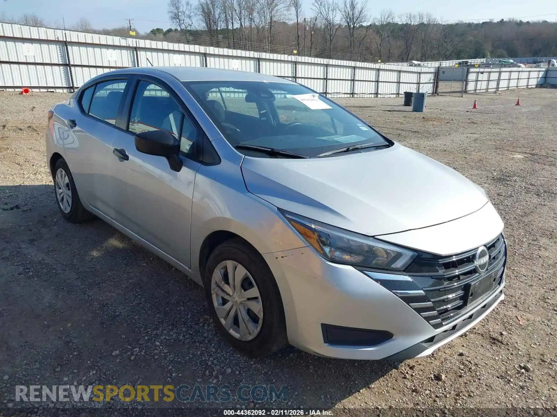 1 Photograph of a damaged car 3N1CN8DV7SL843771 NISSAN VERSA 2025