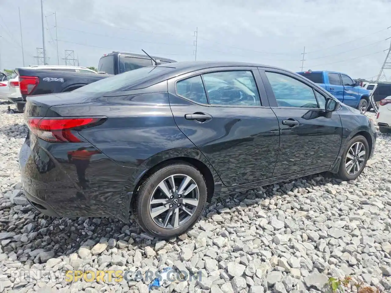 3 fotografías del automóvil dañado 3N1CN8DV7SL848095 NISSAN VERSA 2025