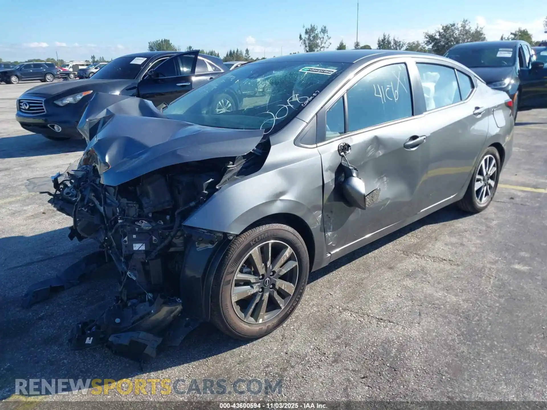 2 Photograph of a damaged car 3N1CN8EV7SL832218 NISSAN VERSA 2025