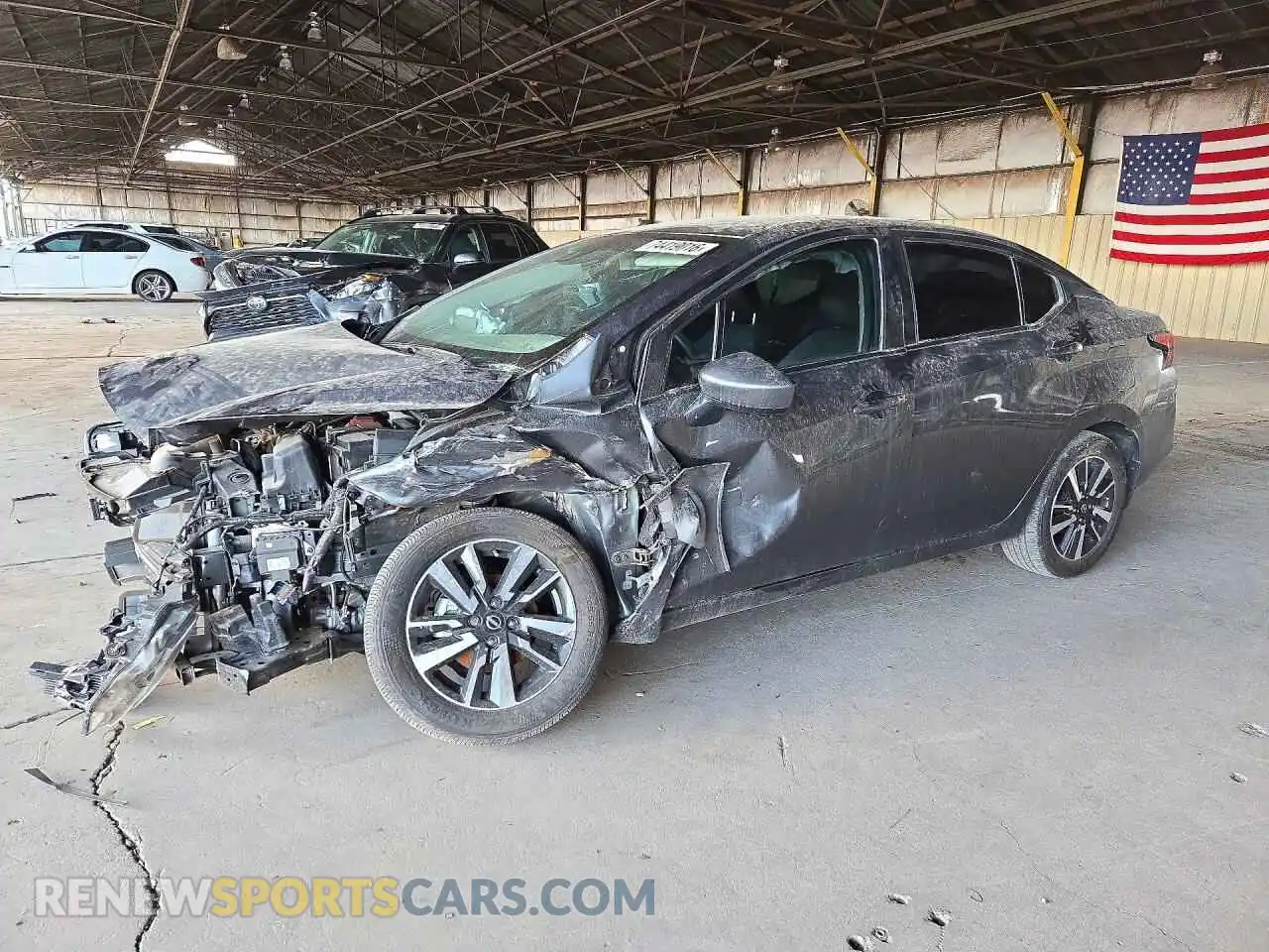 1 Photograph of a damaged car 3N1CN8EV7SL895044 NISSAN VERSA 2025