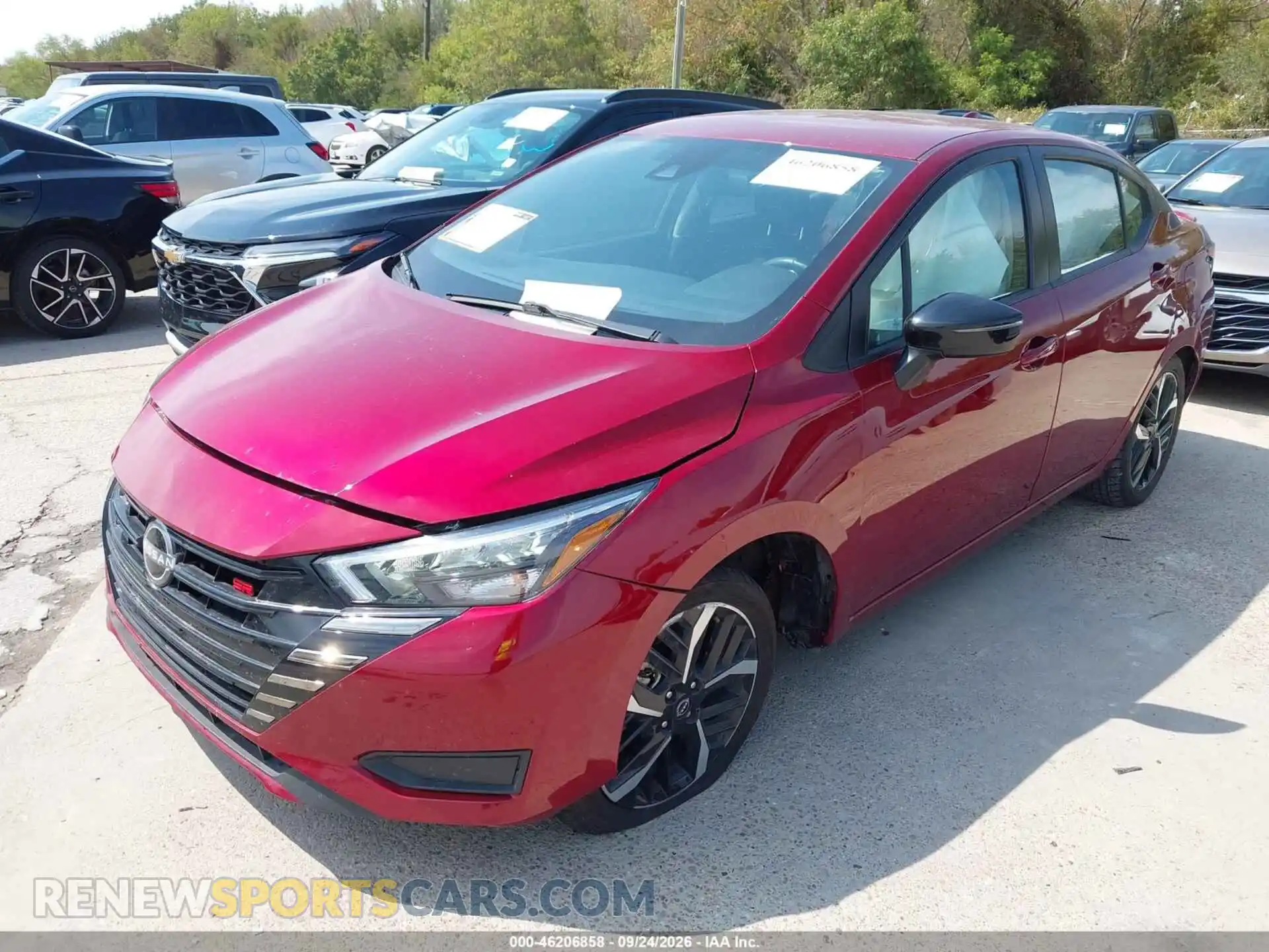 2 Photograph of a damaged car 3N1CN8FV0SL832995 NISSAN VERSA 2025