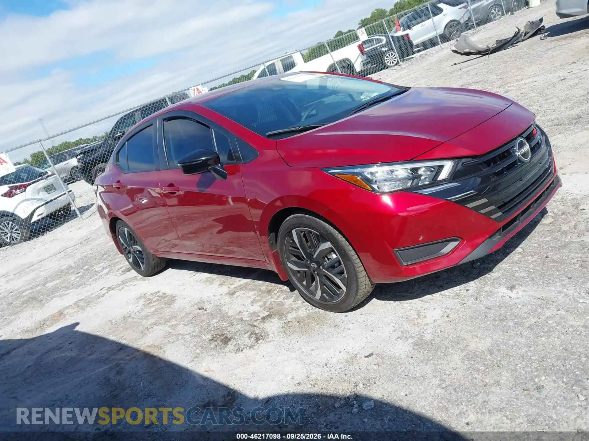 1 Photograph of a damaged car 3N1CN8FV7SL847848 NISSAN VERSA 2025