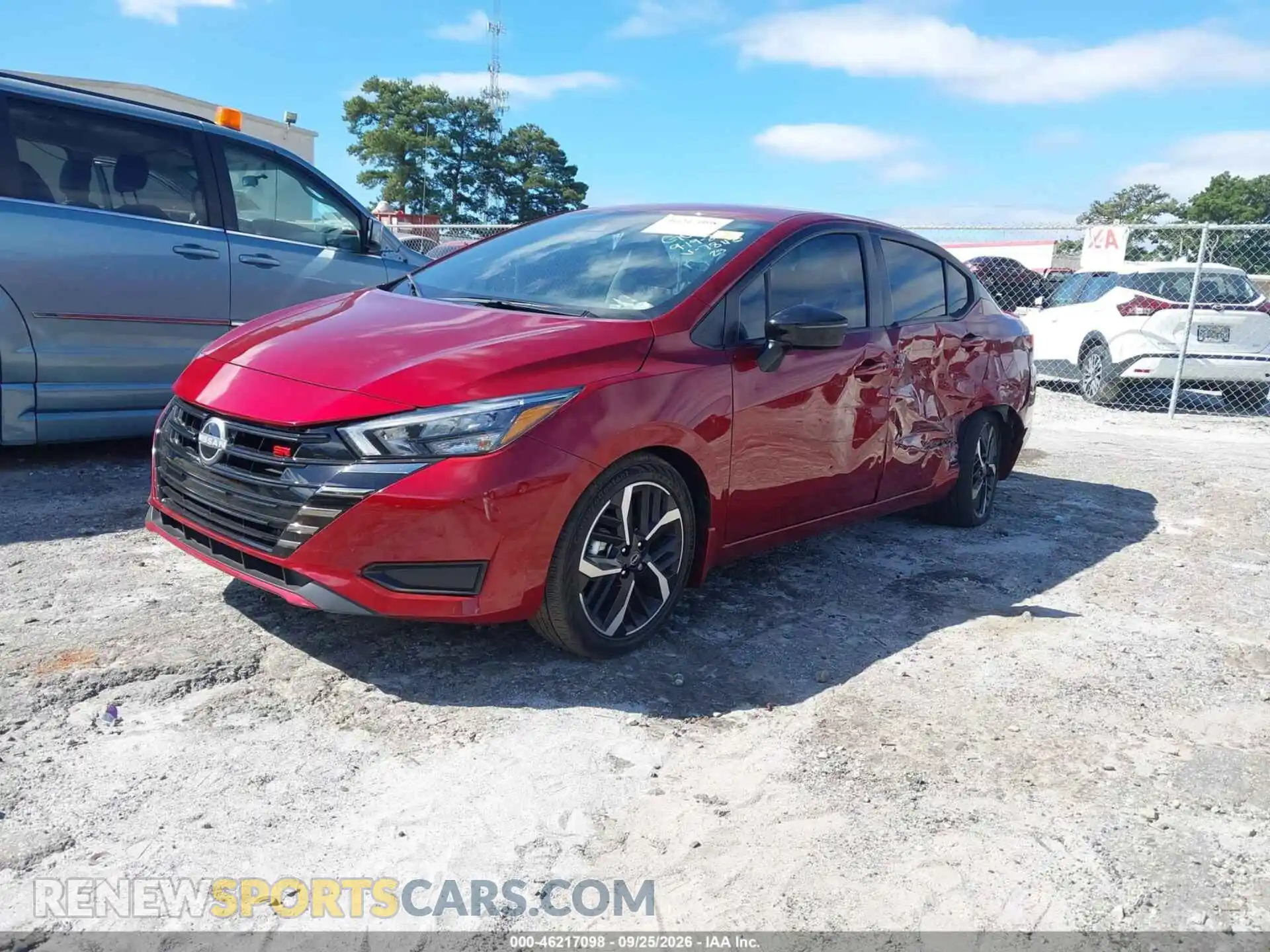 2 Photograph of a damaged car 3N1CN8FV7SL847848 NISSAN VERSA 2025
